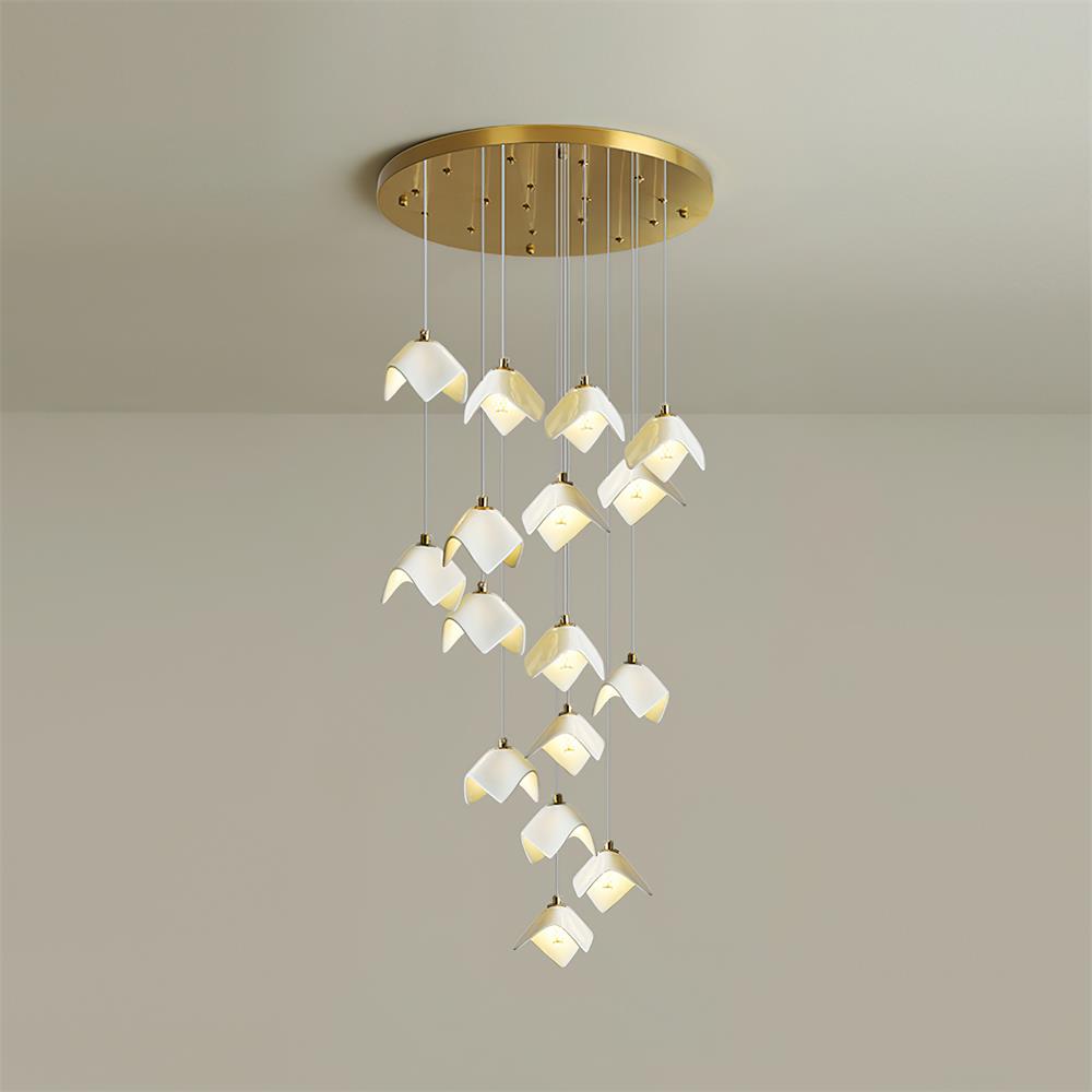 Mira Lustre Sculpture Florale Bloom - Neutralighting