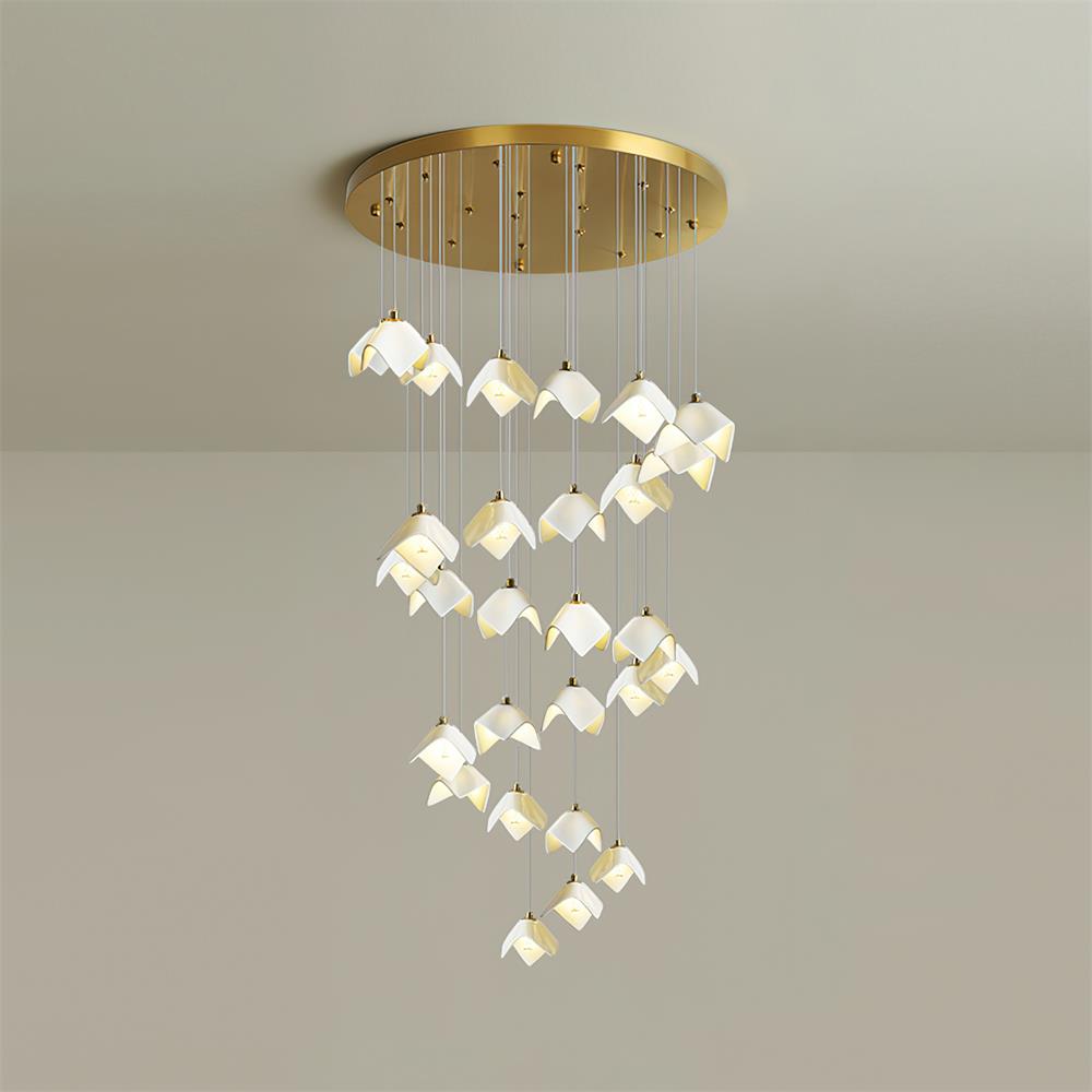 Mira Lustre Sculpture Florale Bloom - Neutralighting