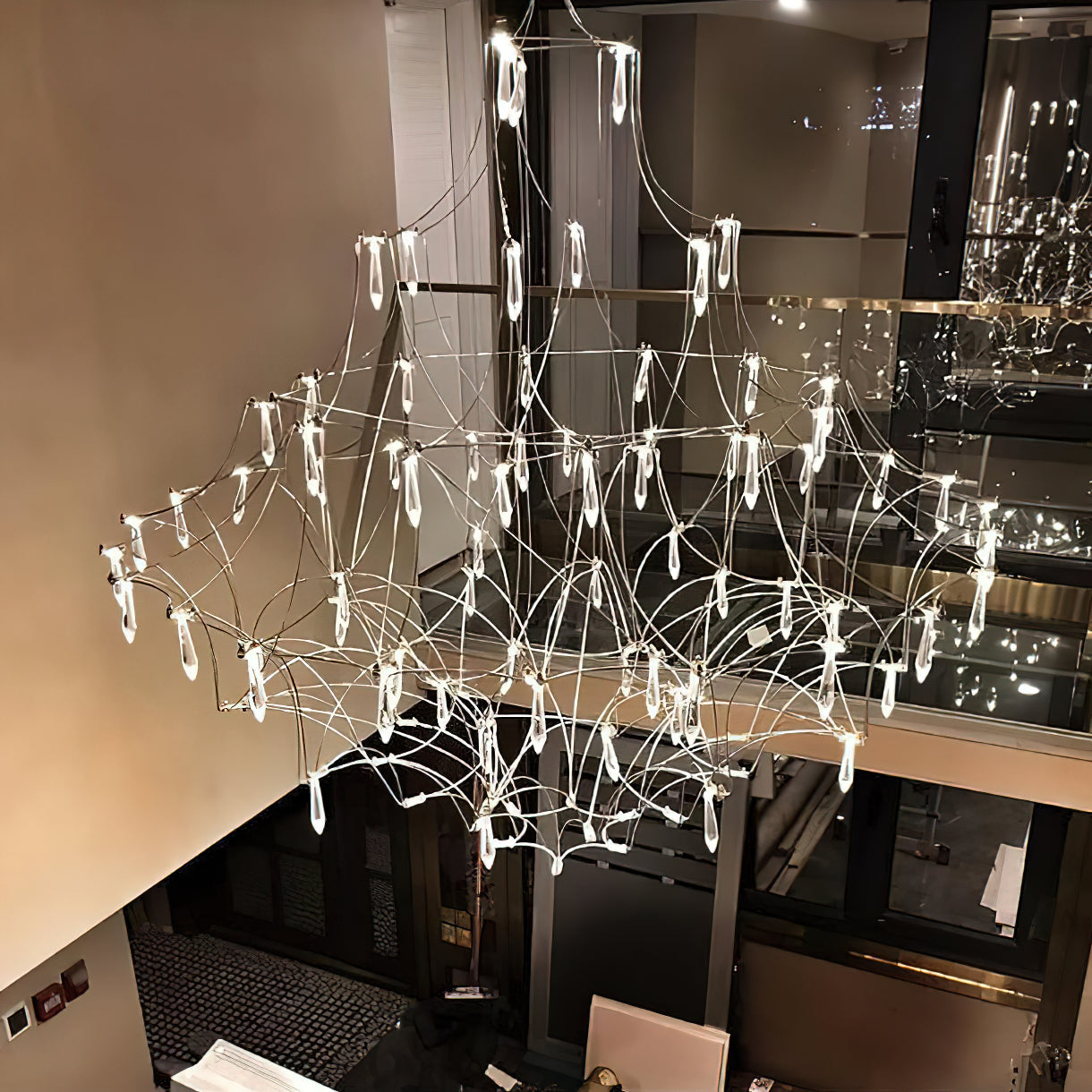 Allaeira Postmodern Luxury Crystal Chandelier - Lamp Copper