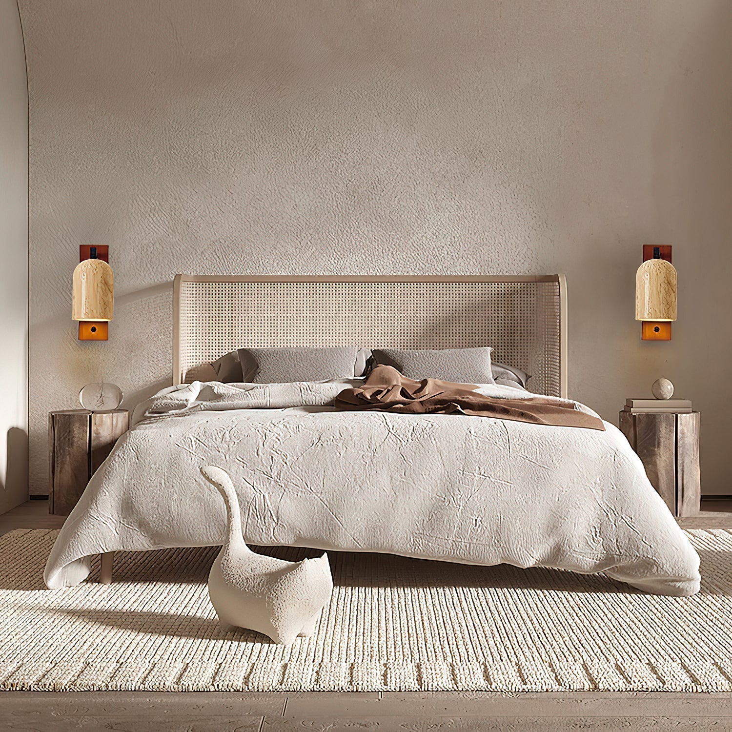 Cevenia Applique Murale Art Classique Naturel Travertin - Neutralighting