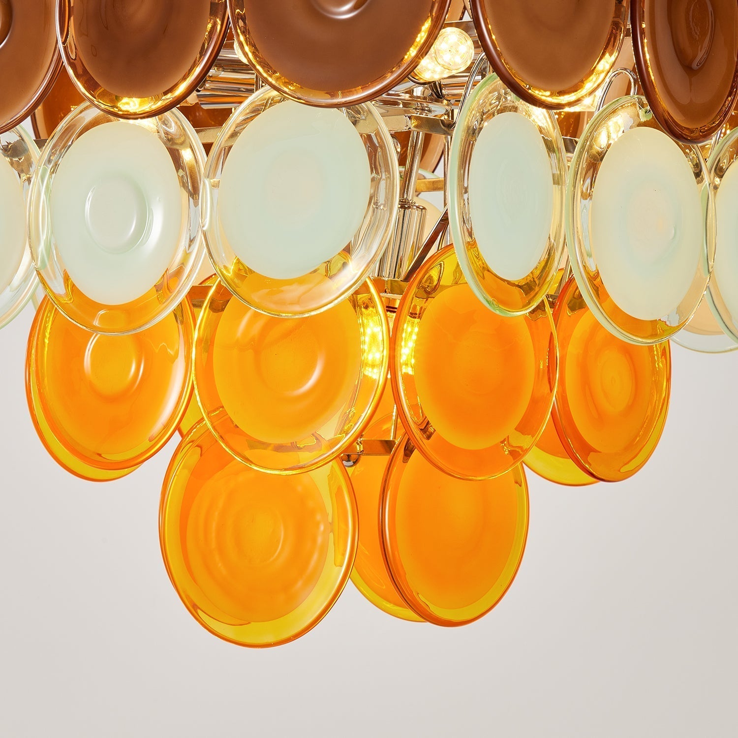 Miretta Lustre Disques en Verre Superposés - Neutralighting
