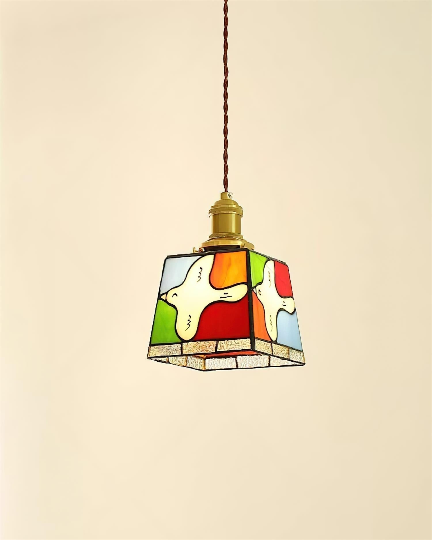 Miroa Suspension Colombe en Verre Ploqué - Neutralighting
