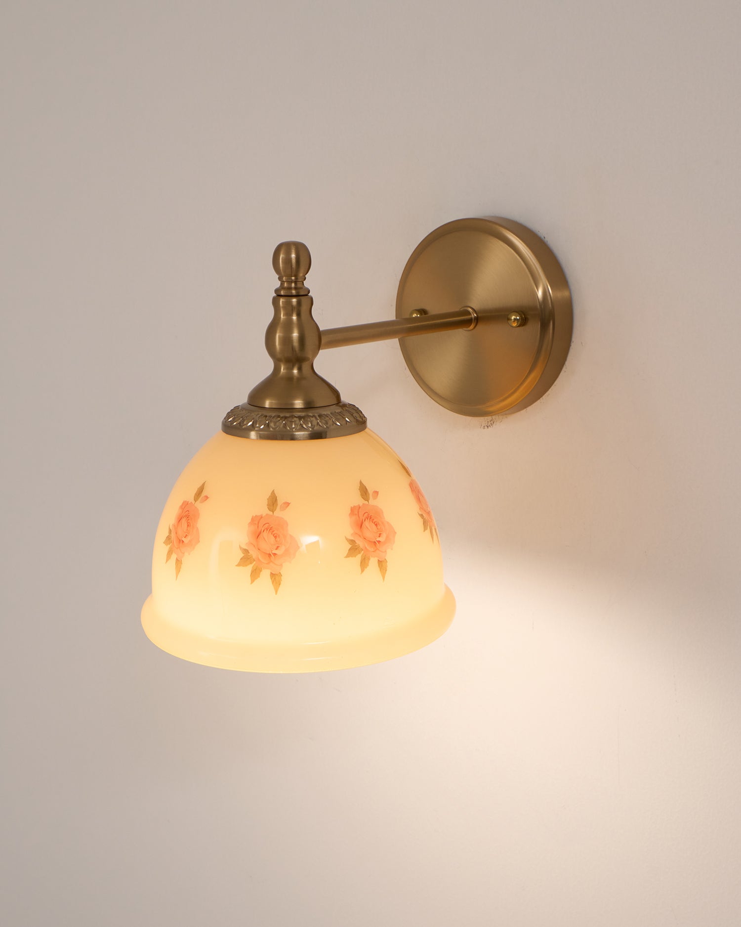 Mishya Applique Murale en Verre Floral - Neutralighting