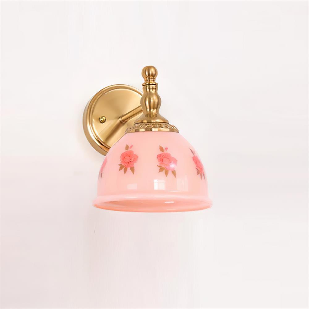 Mishya Applique Murale en Verre Floral - Neutralighting