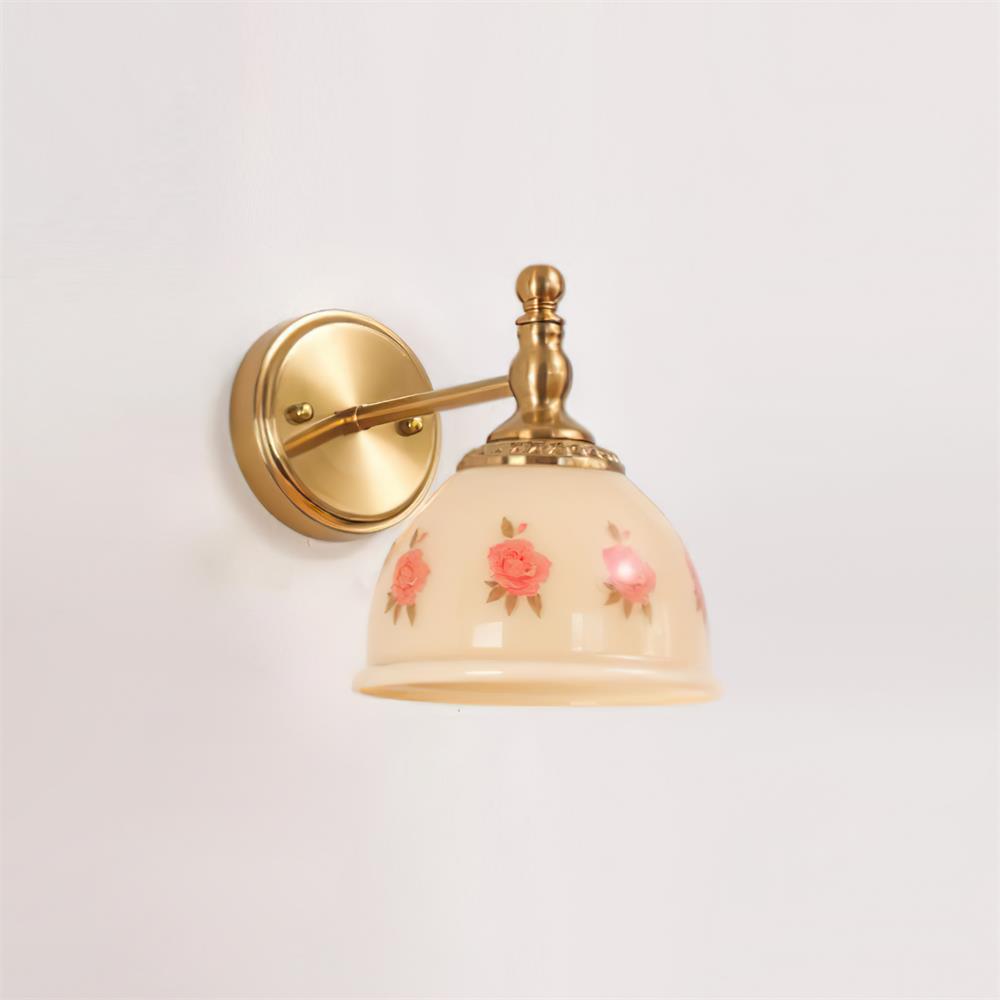 Mishya Applique Murale en Verre Floral - Neutralighting
