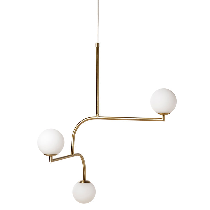 Zelireth Lustre Laiton Verre Minimaliste Moderne - Neutralighting