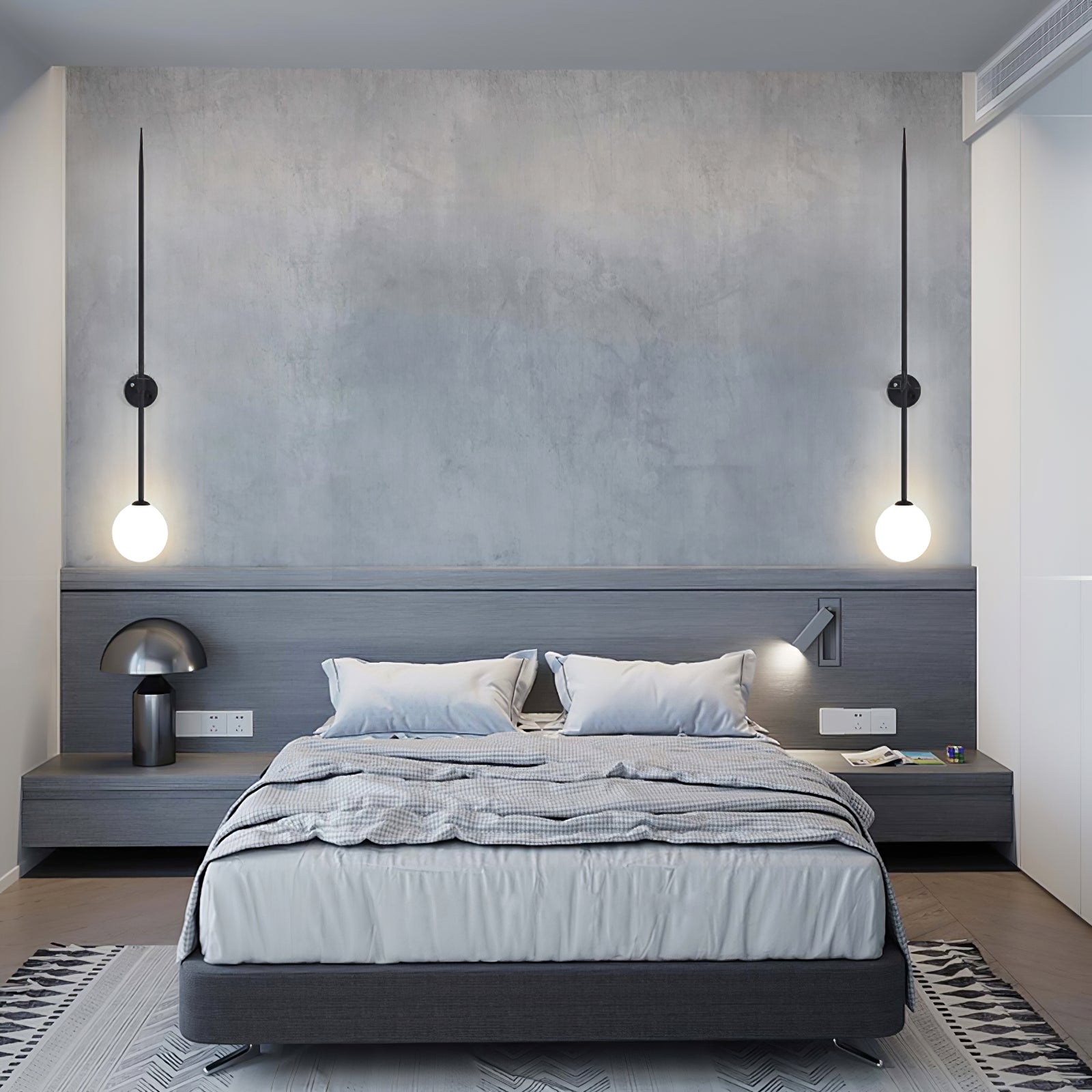 Gizmo Applique Murale Minimaliste en Verre - Neutralighting