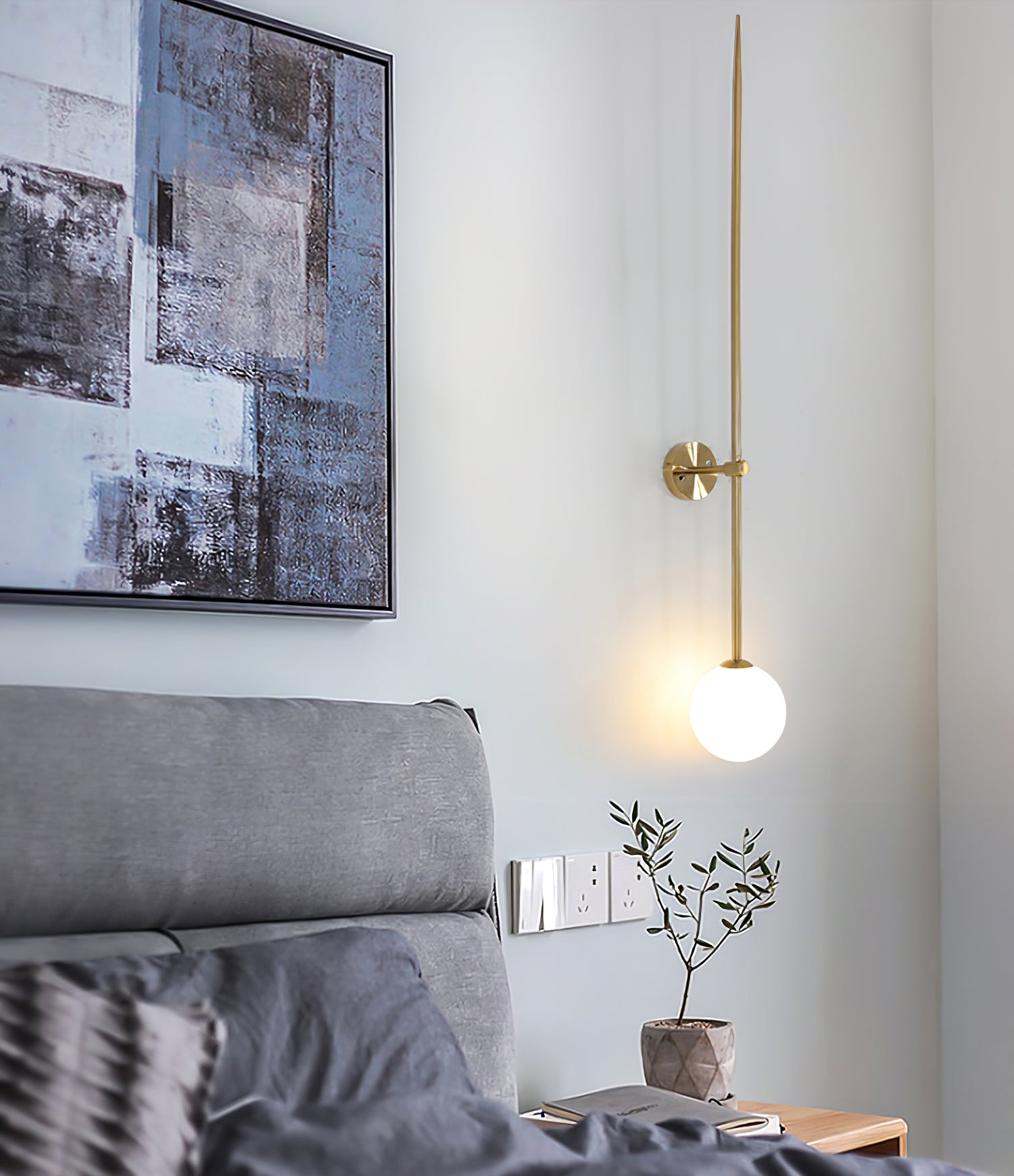 Gizmo Applique Murale Minimaliste en Verre - Neutralighting