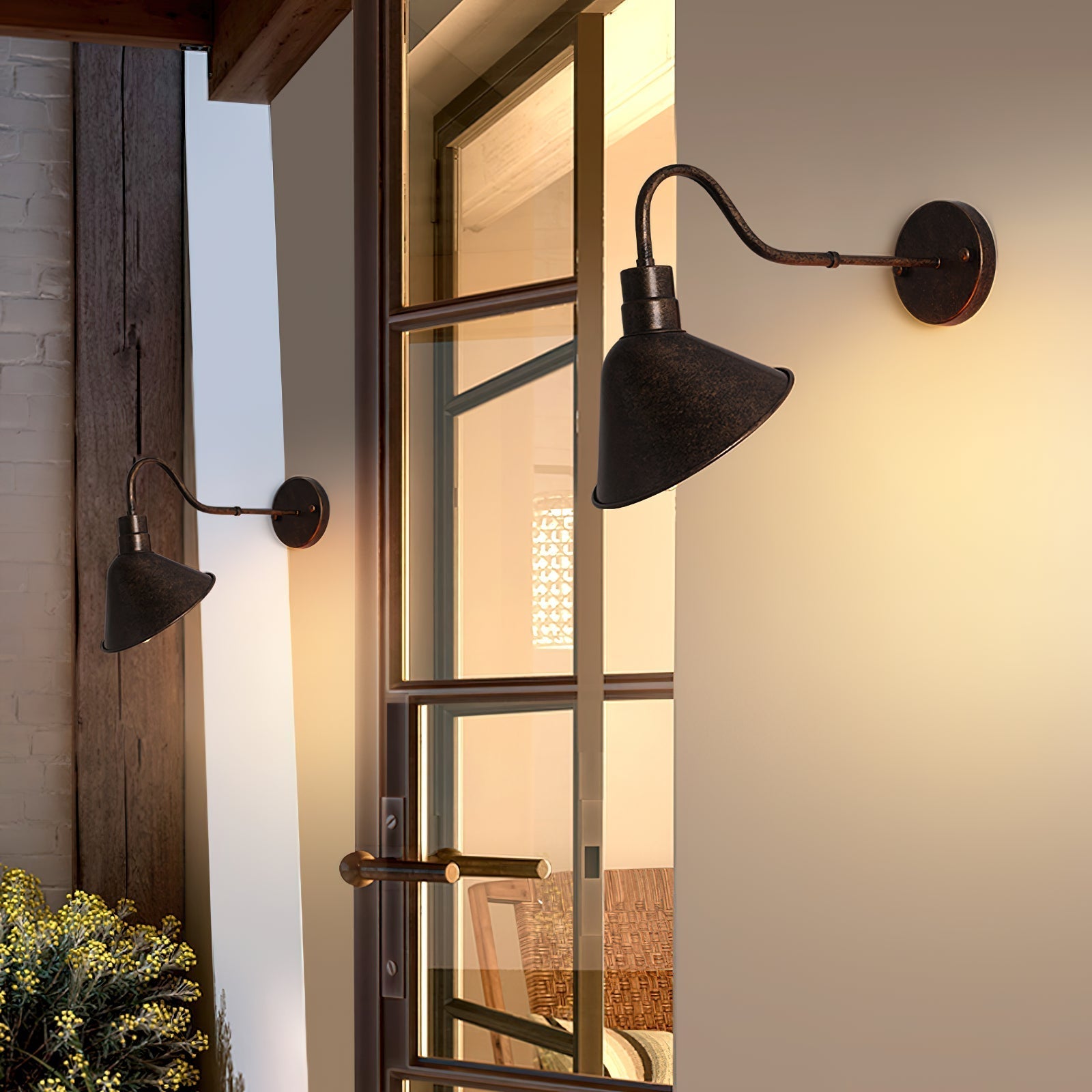Ciraeus Vintage Industrial Metal Wall Lamp - Lamp Copper