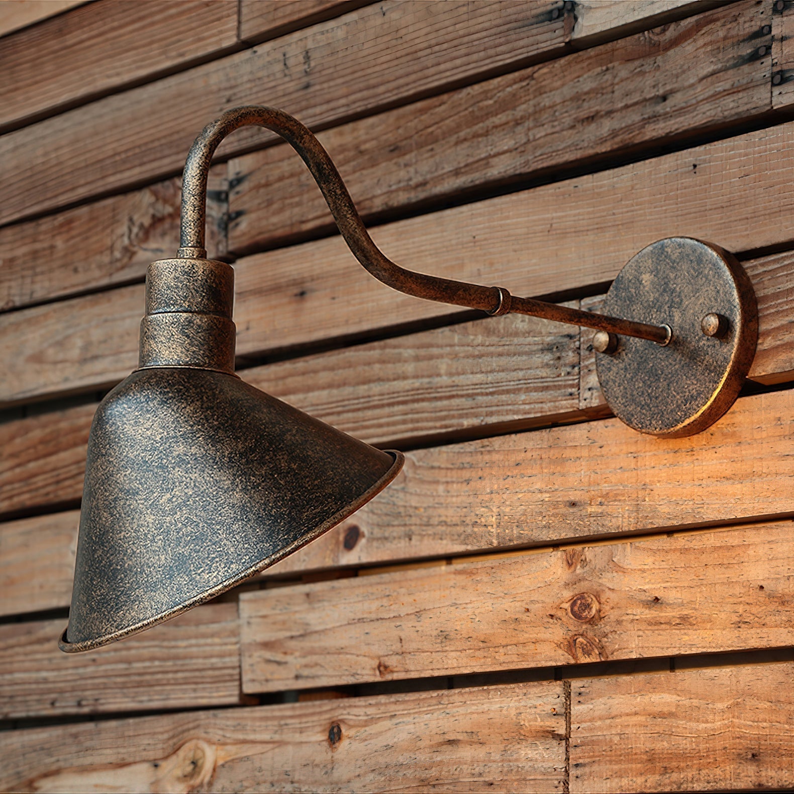 Ciraeus Vintage Industrial Metal Wall Lamp - Lamp Copper