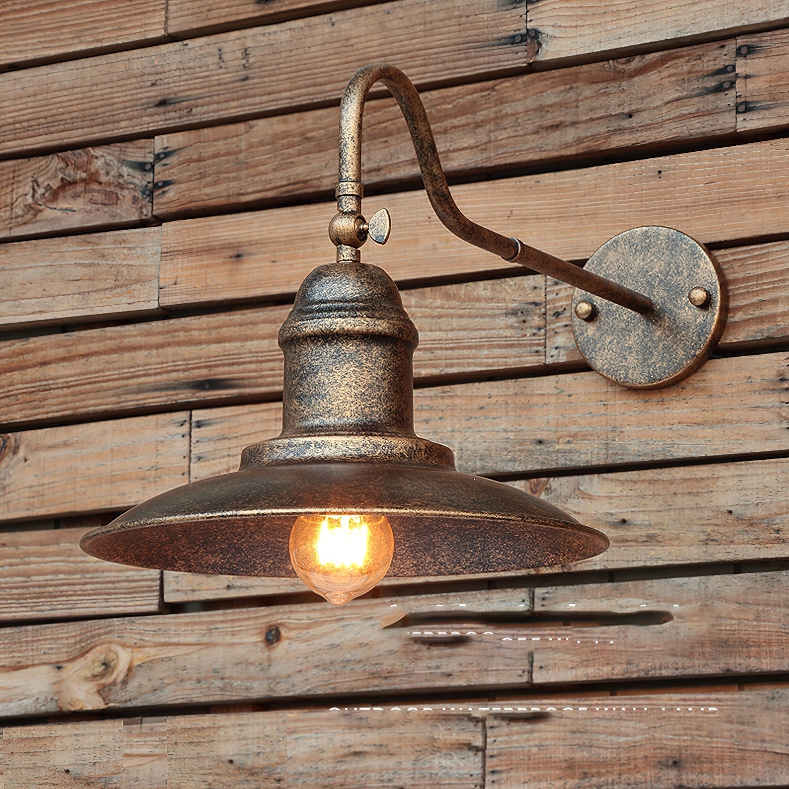 Ciraeus Vintage Industrial Metal Wall Lamp - Lamp Copper