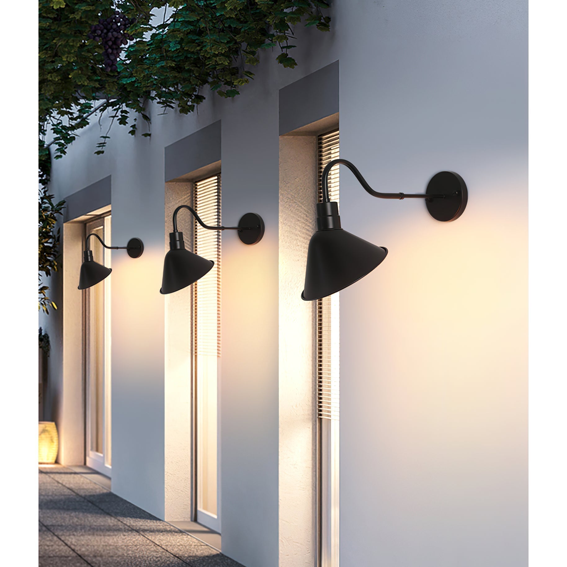 Ciraeus Vintage Industrial Metal Wall Lamp - Lamp Copper