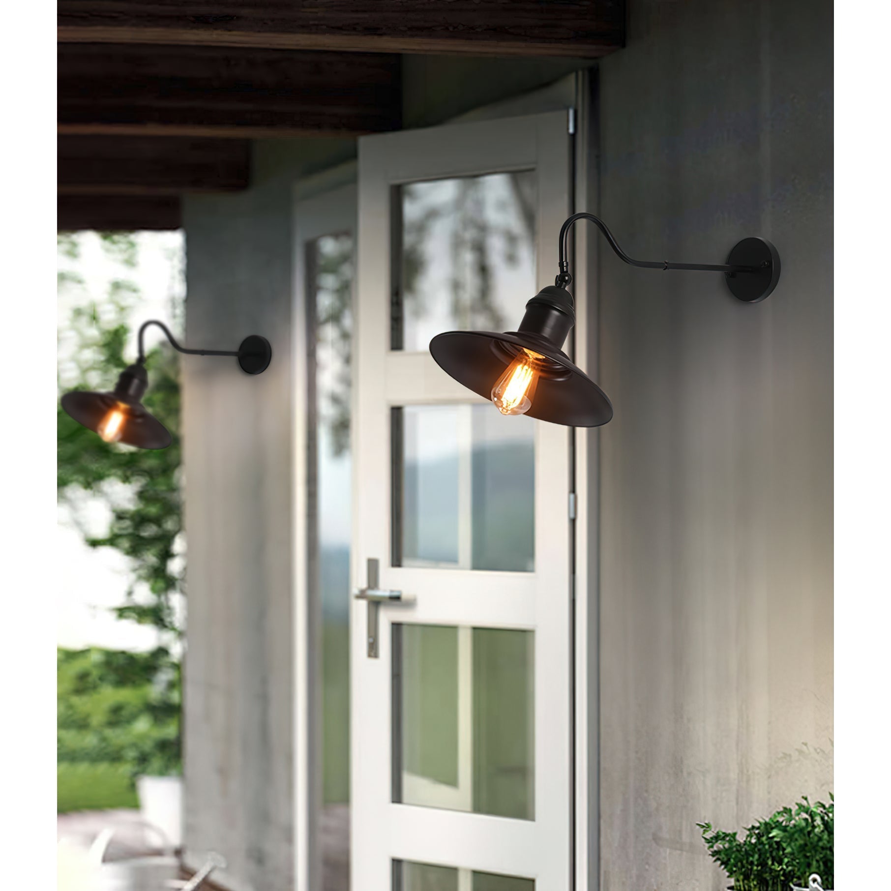 Ciraeus Vintage Industrial Metal Wall Lamp - Lamp Copper