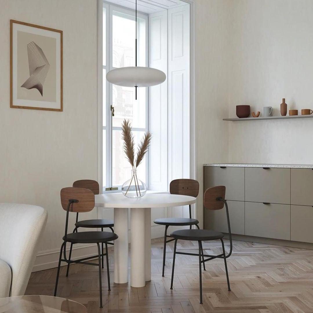 Lustra Suspension Noir Peint Réuni pour Salon - Neutralighting