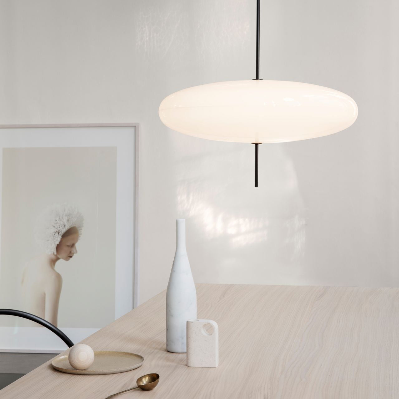 Quor Suspension Ovale Nordique Moderne - Neutralighting