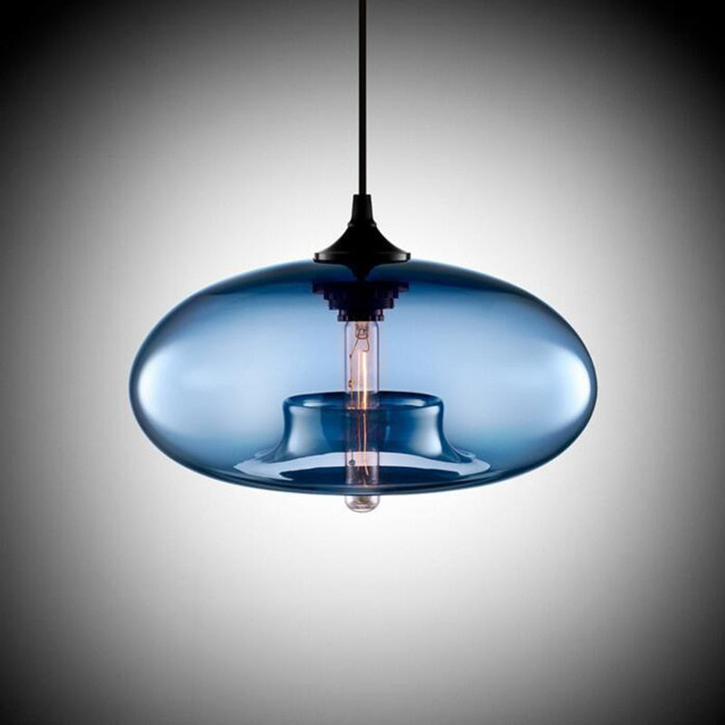 Lurea Lampes Suspendues en Verre Modernes Nordiques Chambre à Coucher - Neutralighting