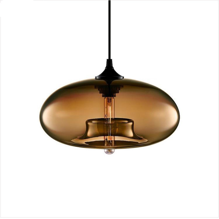 Lurea Lampes Suspendues en Verre Modernes Nordiques Chambre à Coucher - Neutralighting