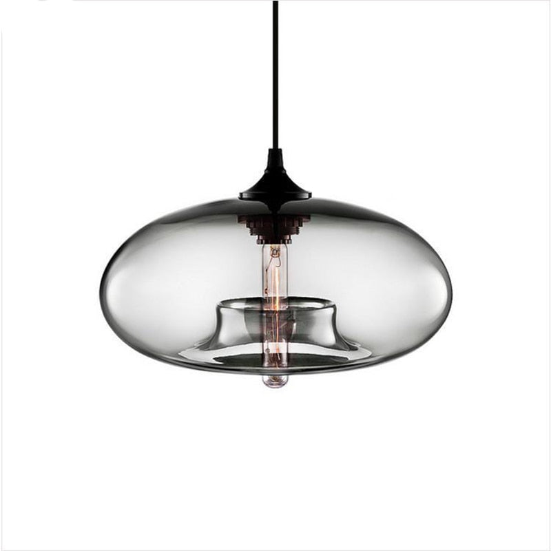 Lurea Lampes Suspendues en Verre Modernes Nordiques Chambre à Coucher - Neutralighting