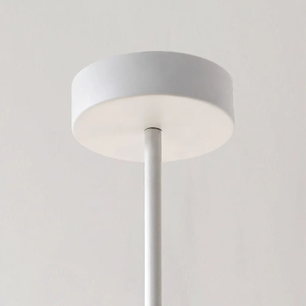 Valentina Lustre Français LED Blanc Crème Métal Salon
