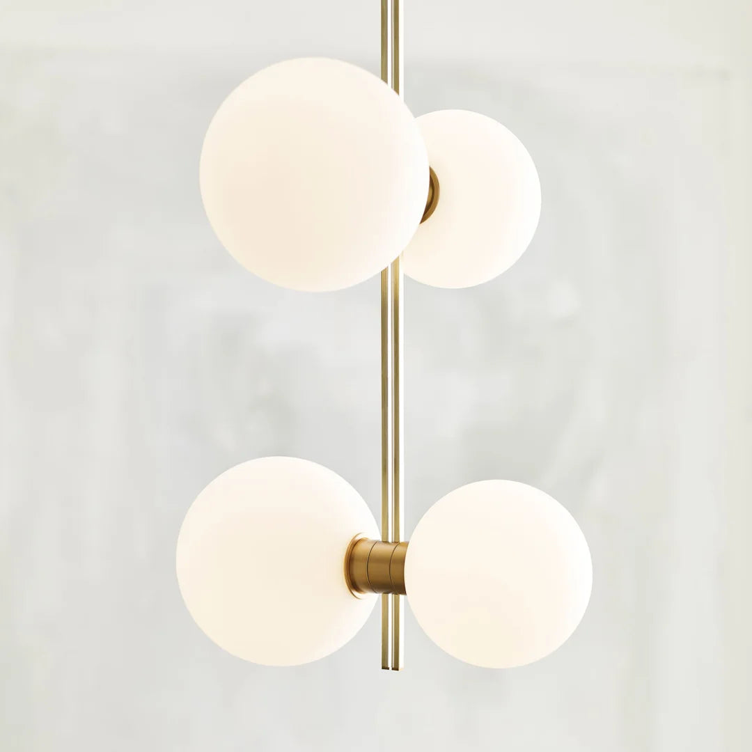 Zelirila Lampe Suspendue En Verre Sur Rail Art Premium Moderne - Neutralighting