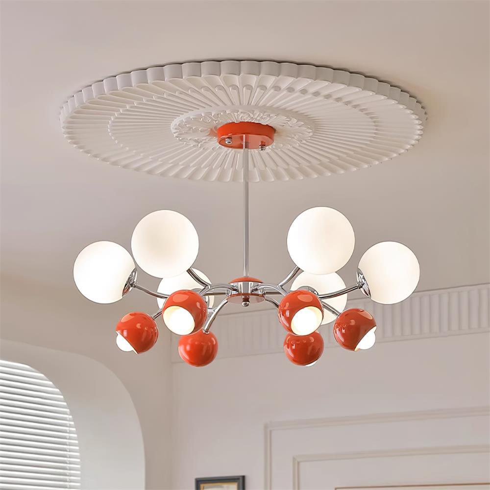 Lumi Chandelier Minimaliste en Verre - Neutralighting