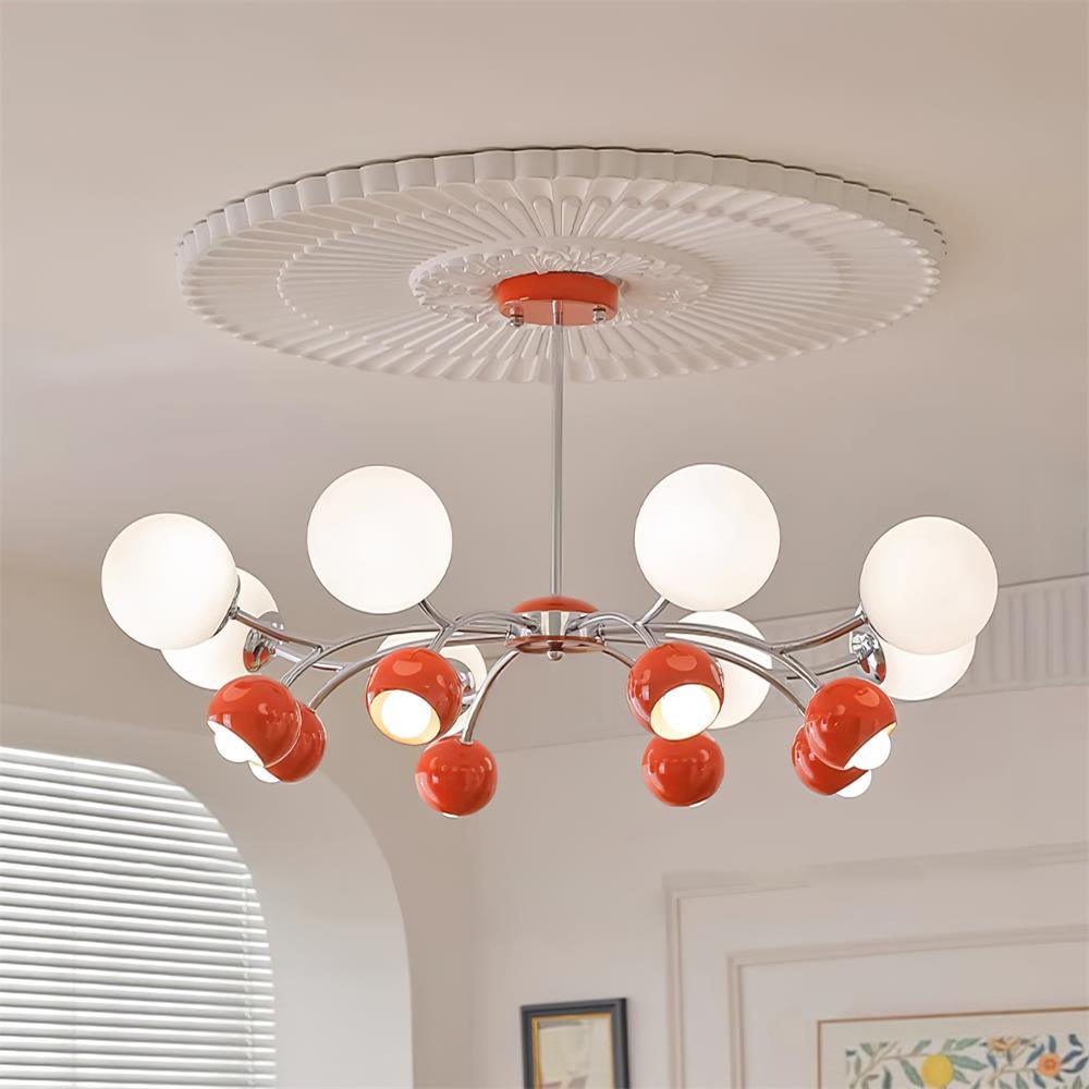 Lumi Chandelier Minimaliste en Verre - Neutralighting
