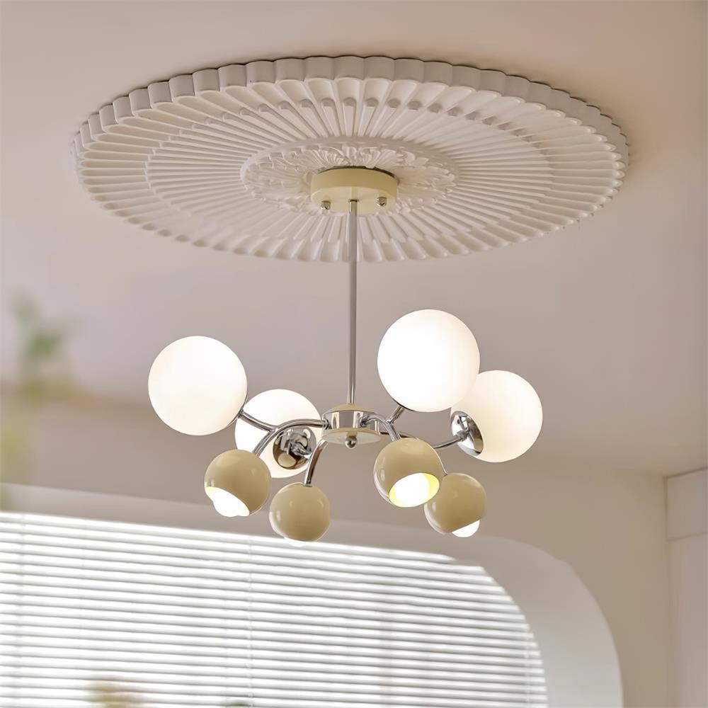 Lumi Chandelier Minimaliste en Verre - Neutralighting