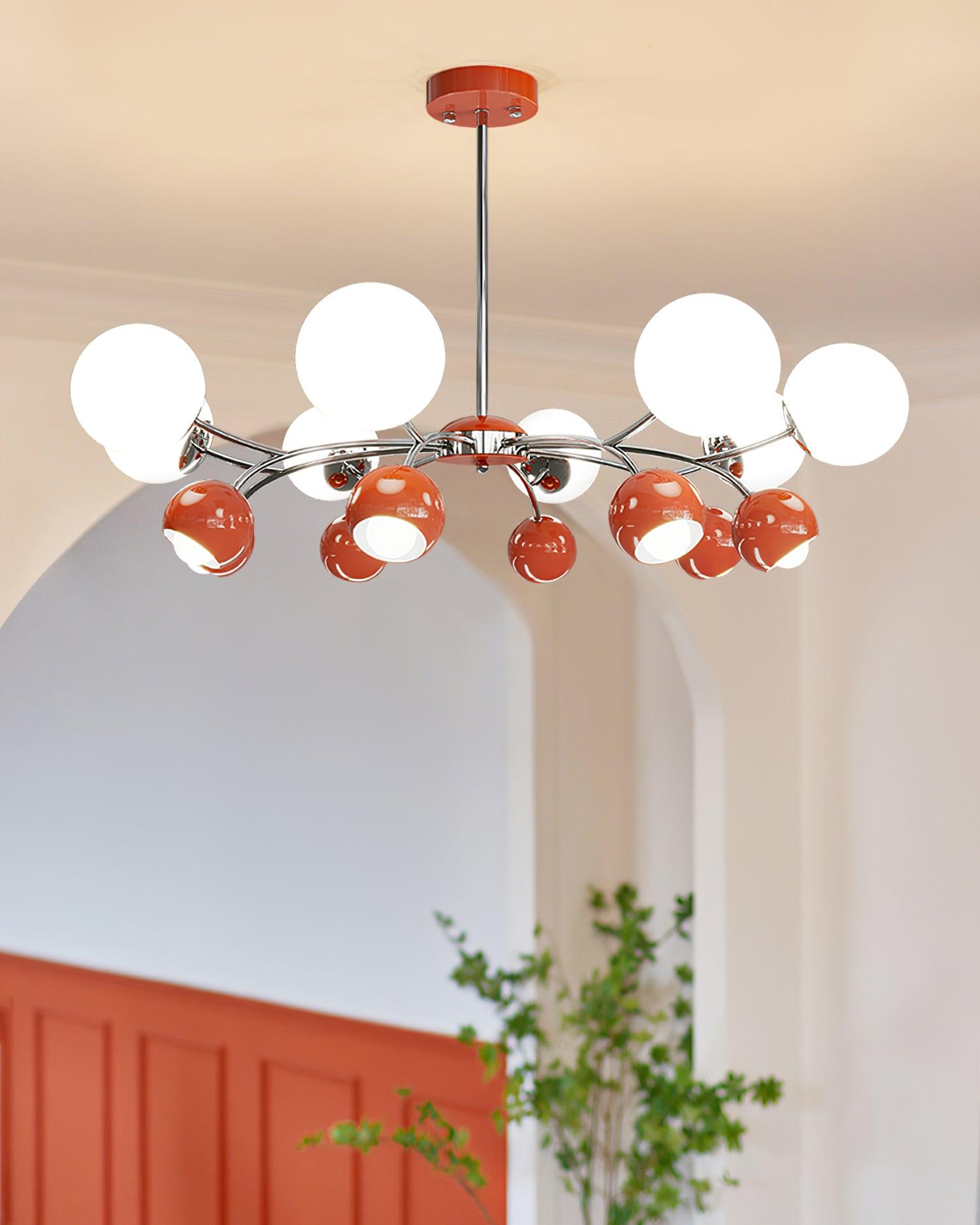 Lumi Chandelier Minimaliste en Verre - Neutralighting