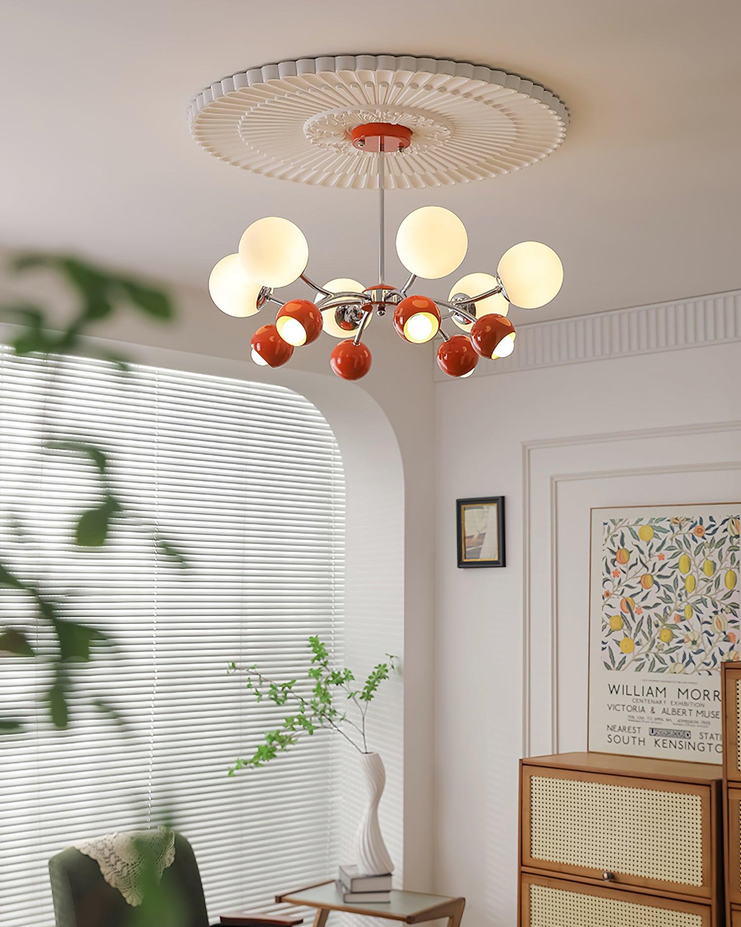 Lumi Chandelier Minimaliste en Verre - Neutralighting