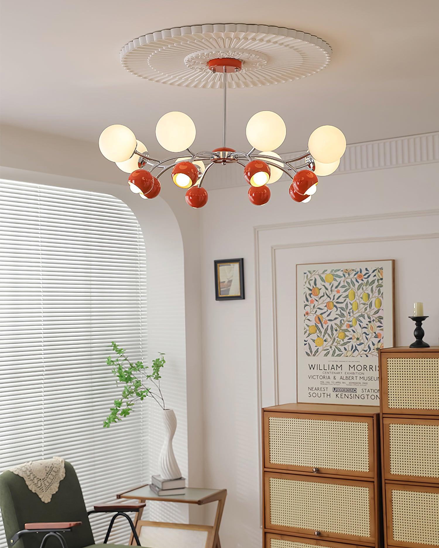 Lumi Chandelier Minimaliste en Verre - Neutralighting