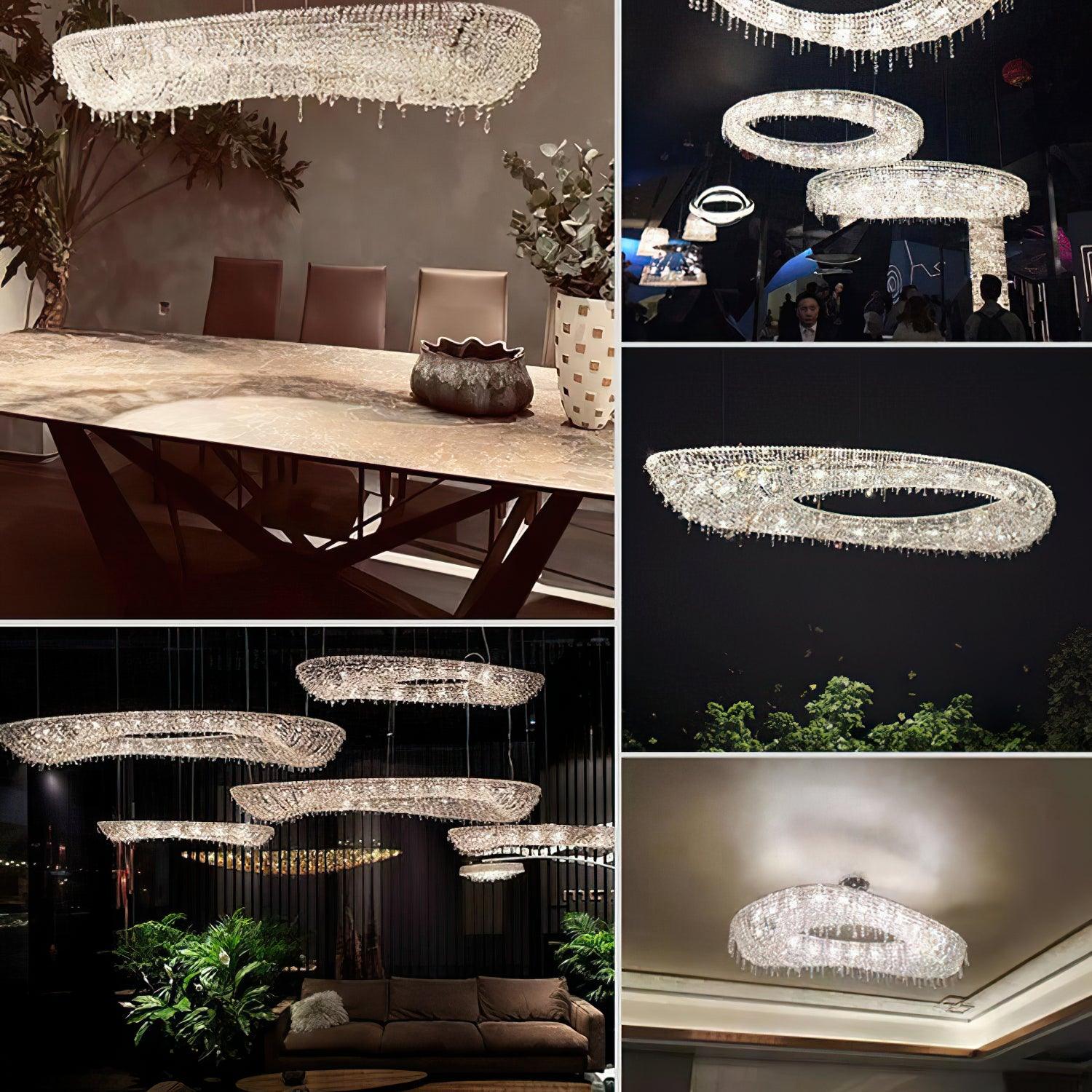 Aeliora Orné Crystal Suspension Lumière - Neutralighting