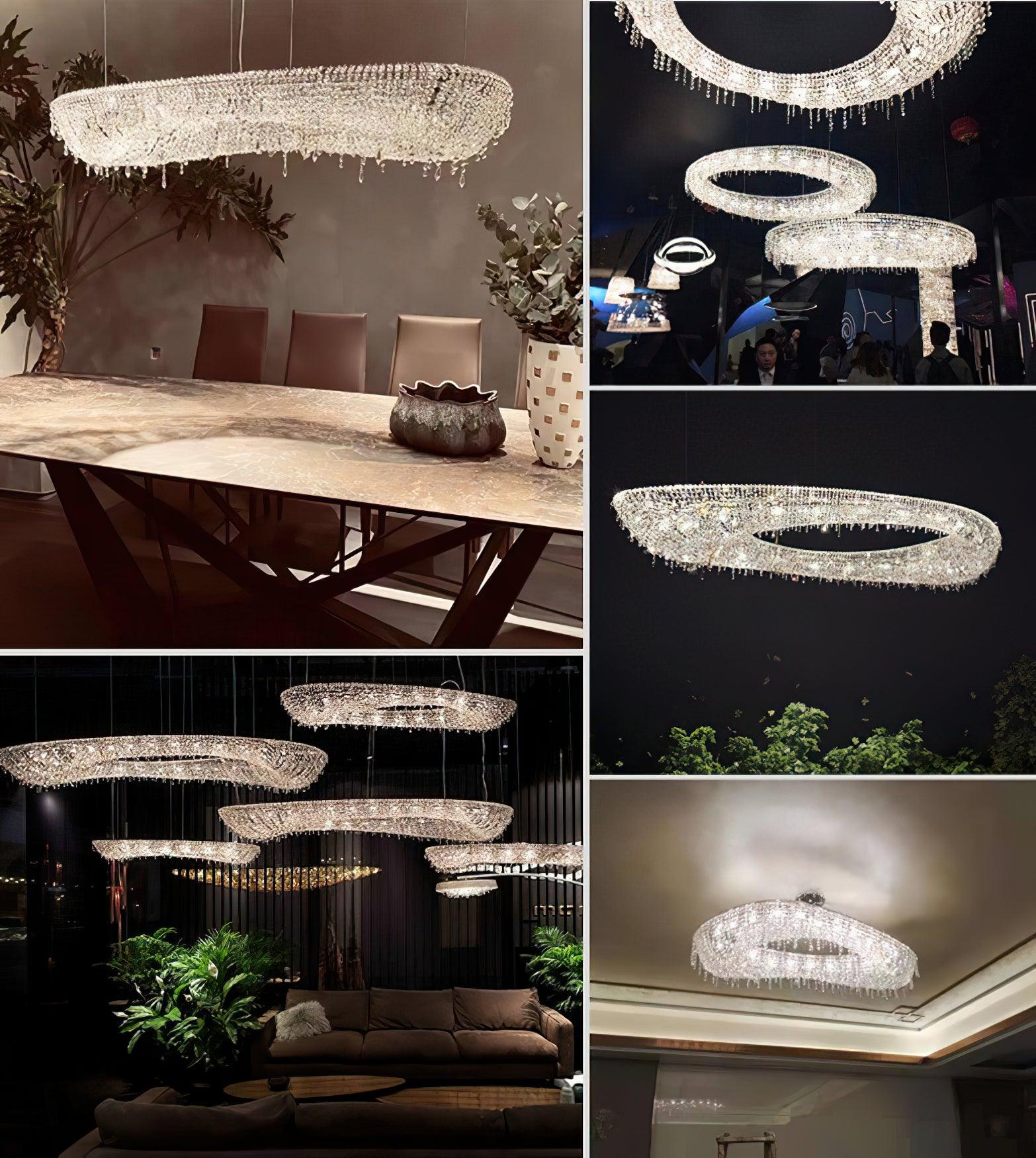 Aeliora Orné Crystal Suspension Lumière - Neutralighting