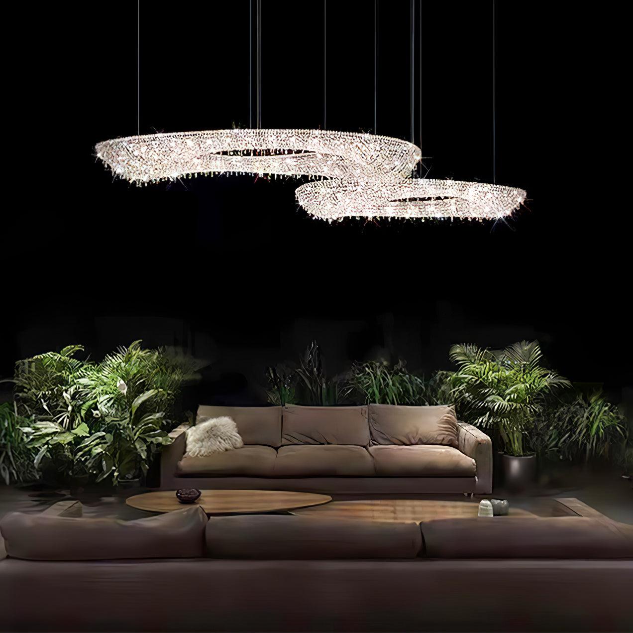 Aeliora Orné Crystal Suspension Lumière - Neutralighting