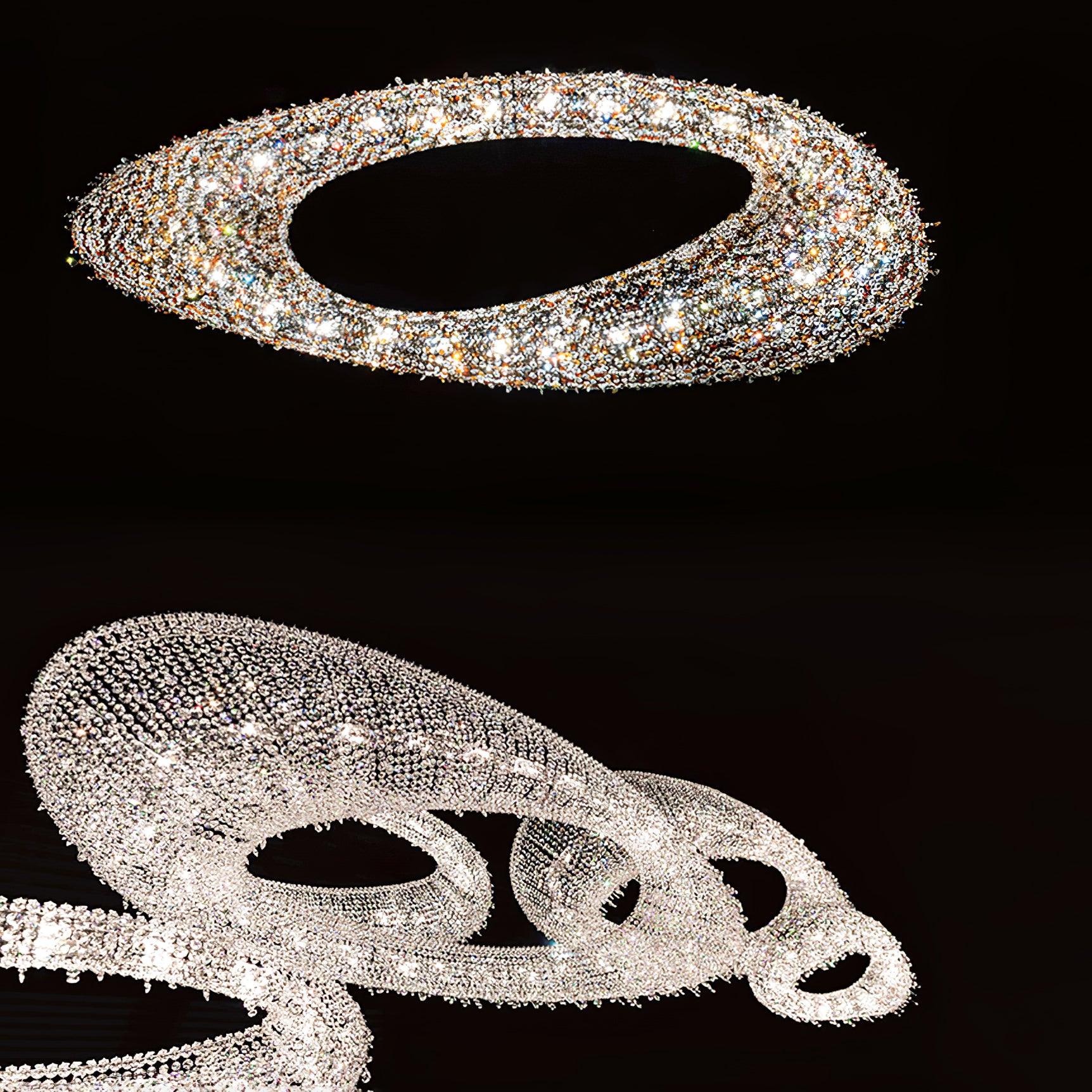 Aeliora Orné Crystal Suspension Lumière - Neutralighting