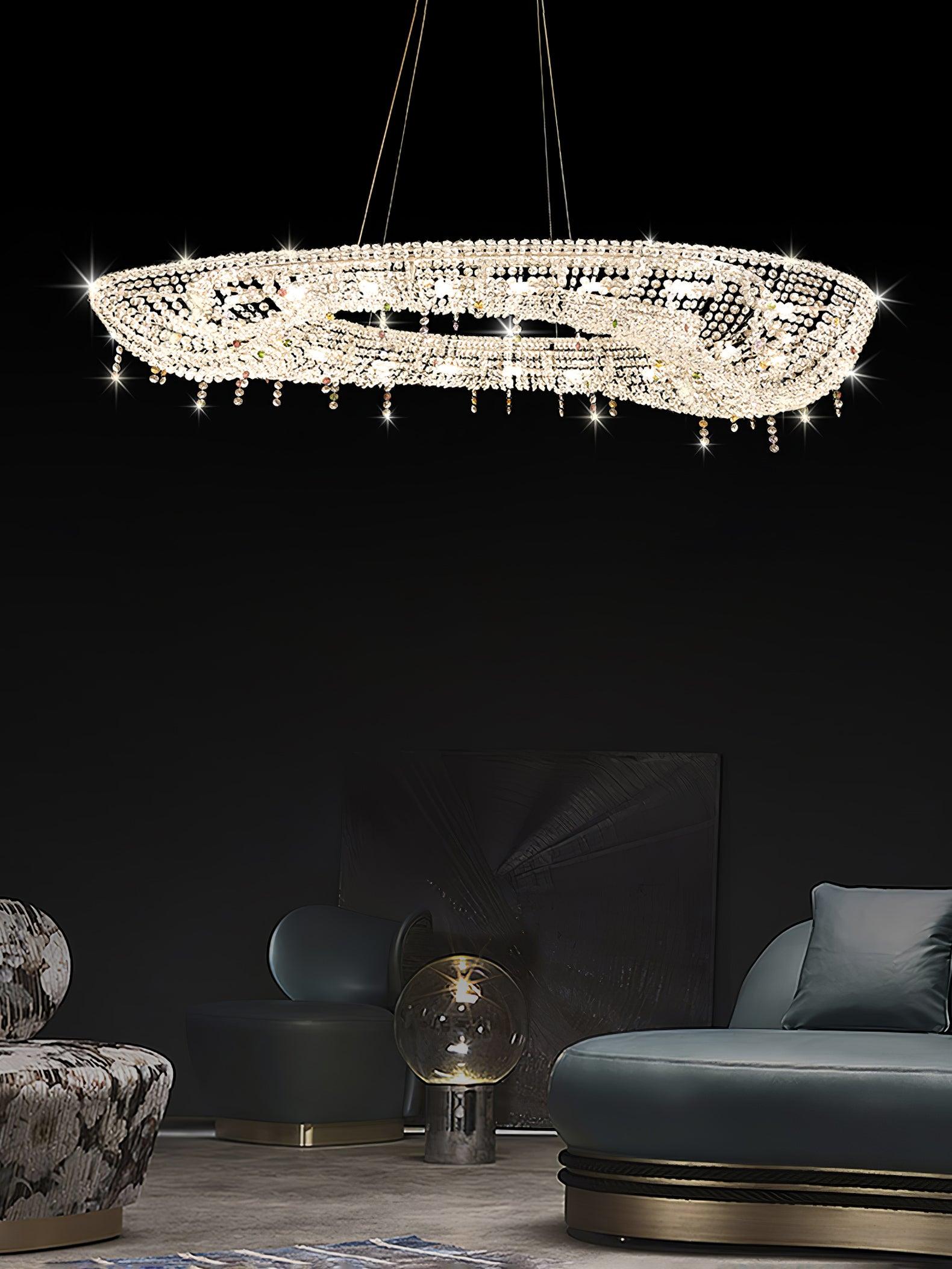 Aeliora Orné Crystal Suspension Lumière - Neutralighting