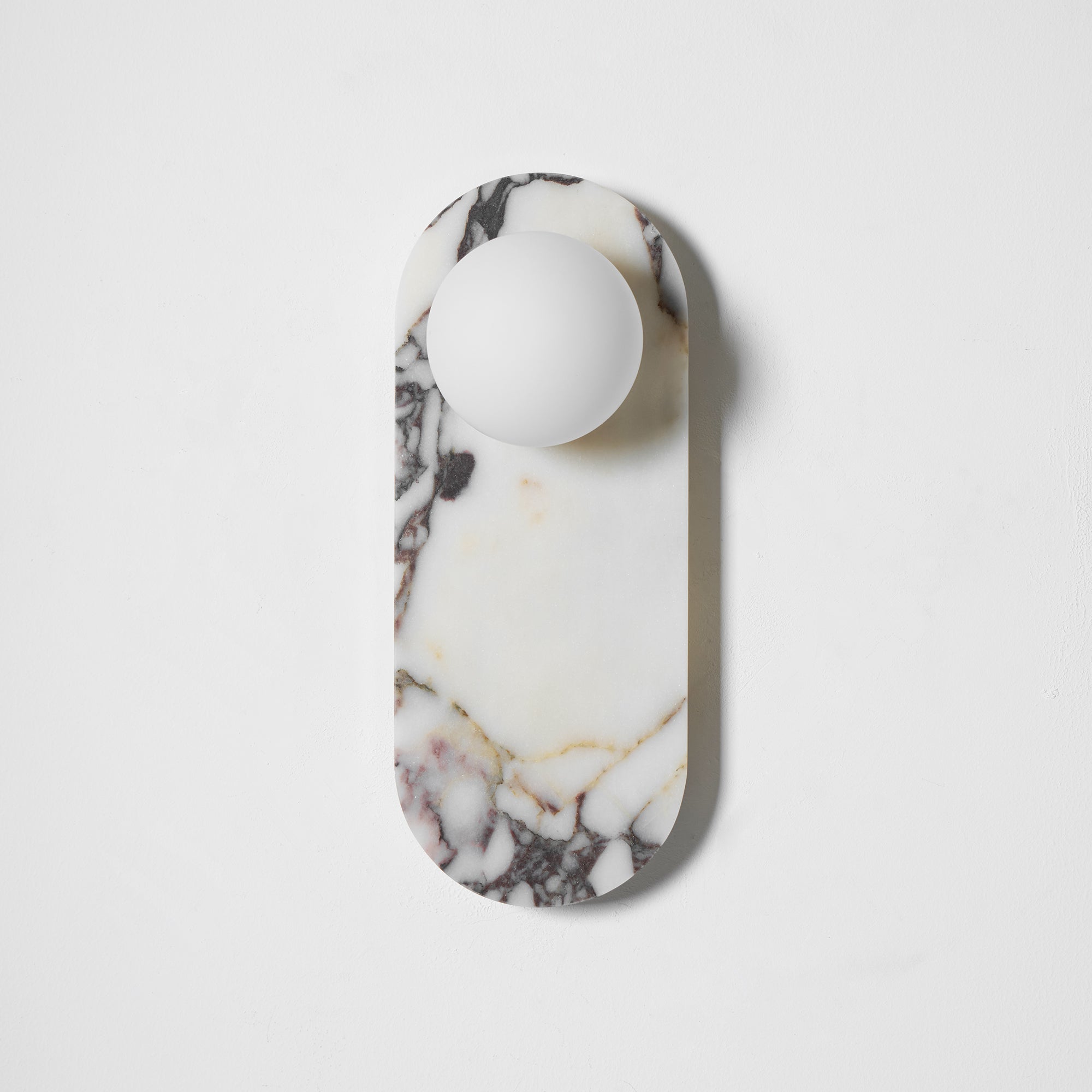 Covelyra Modern Minimalist Marble Glass Wall Lamp - Lamp Copper