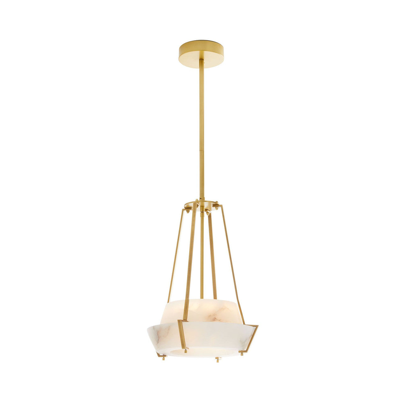 Avlireth Lampe Suspendue En Métal Et Albâtre Minimaliste Moderne - Neutralighting