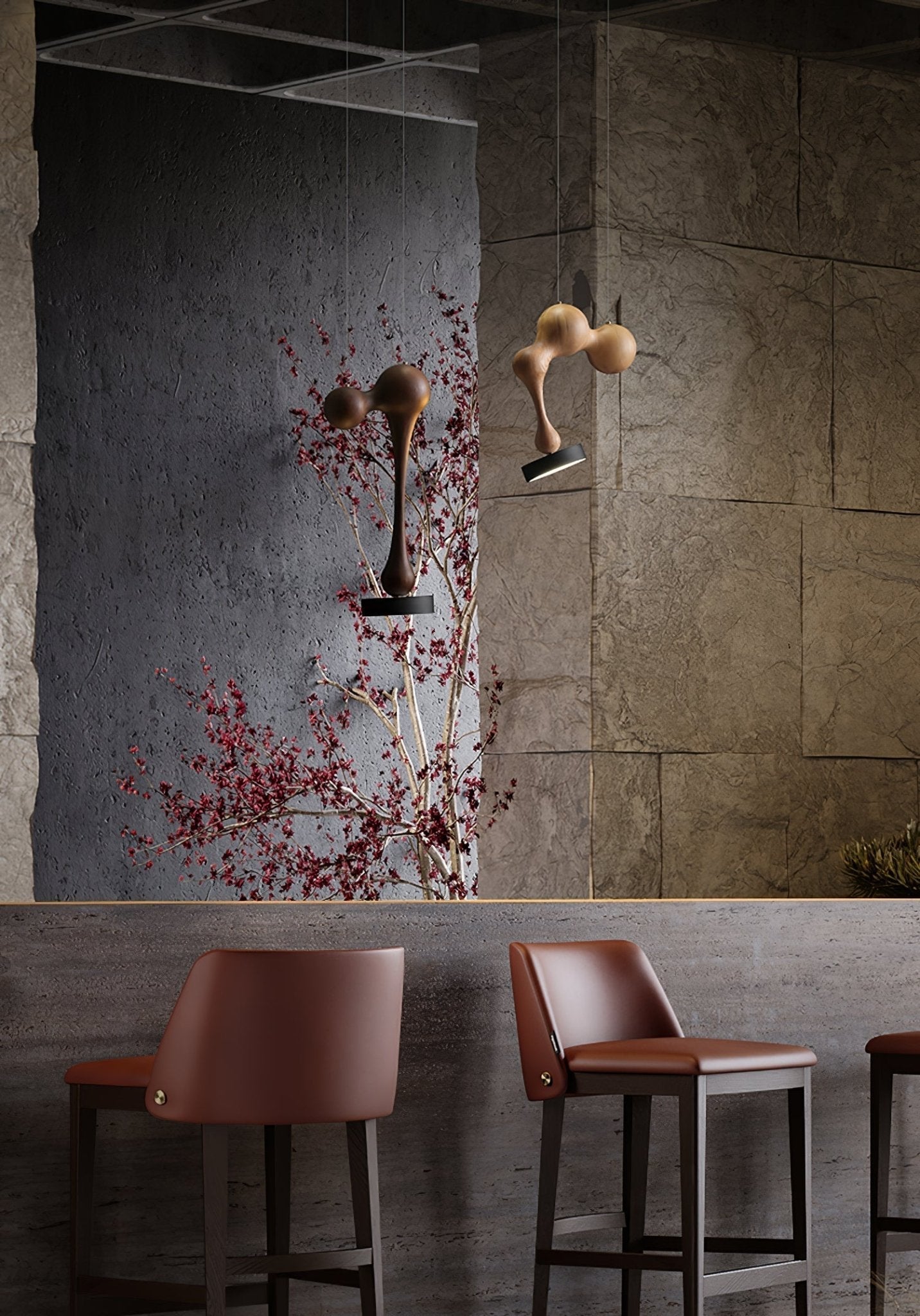 Drovia Lampe Pendante en Bois Moderne - Neutralighting
