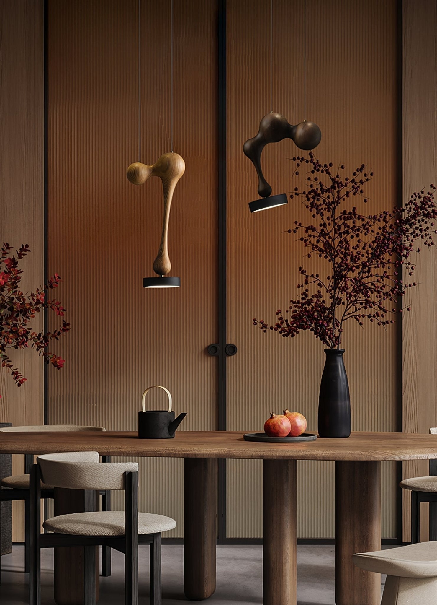 Drovia Lampe Pendante en Bois Moderne - Neutralighting