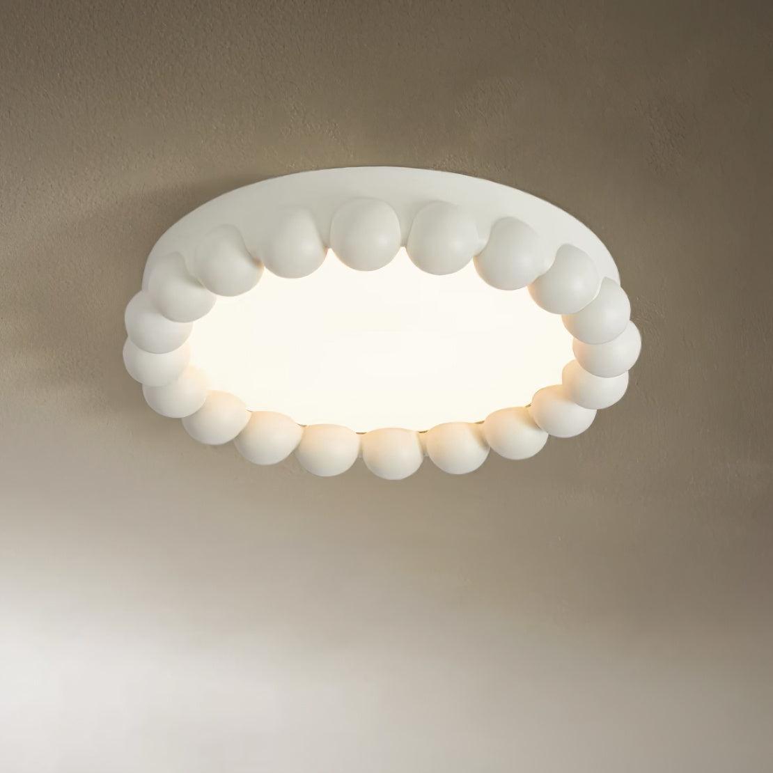 Solara Plafonnier Résine Bulle Rond Ludique Doux - Neutralighting