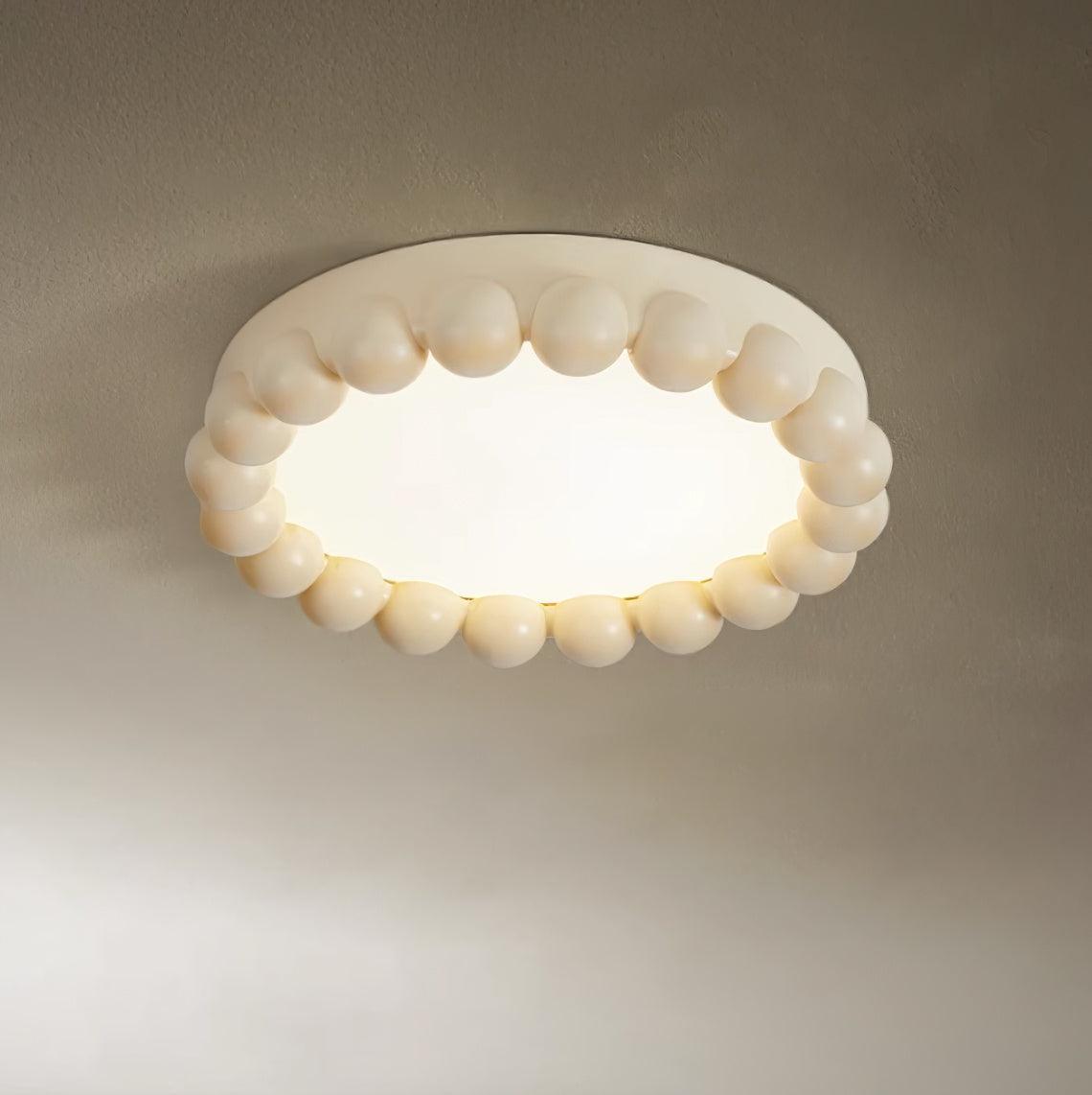 Solara Plafonnier Résine Bulle Rond Ludique Doux - Neutralighting