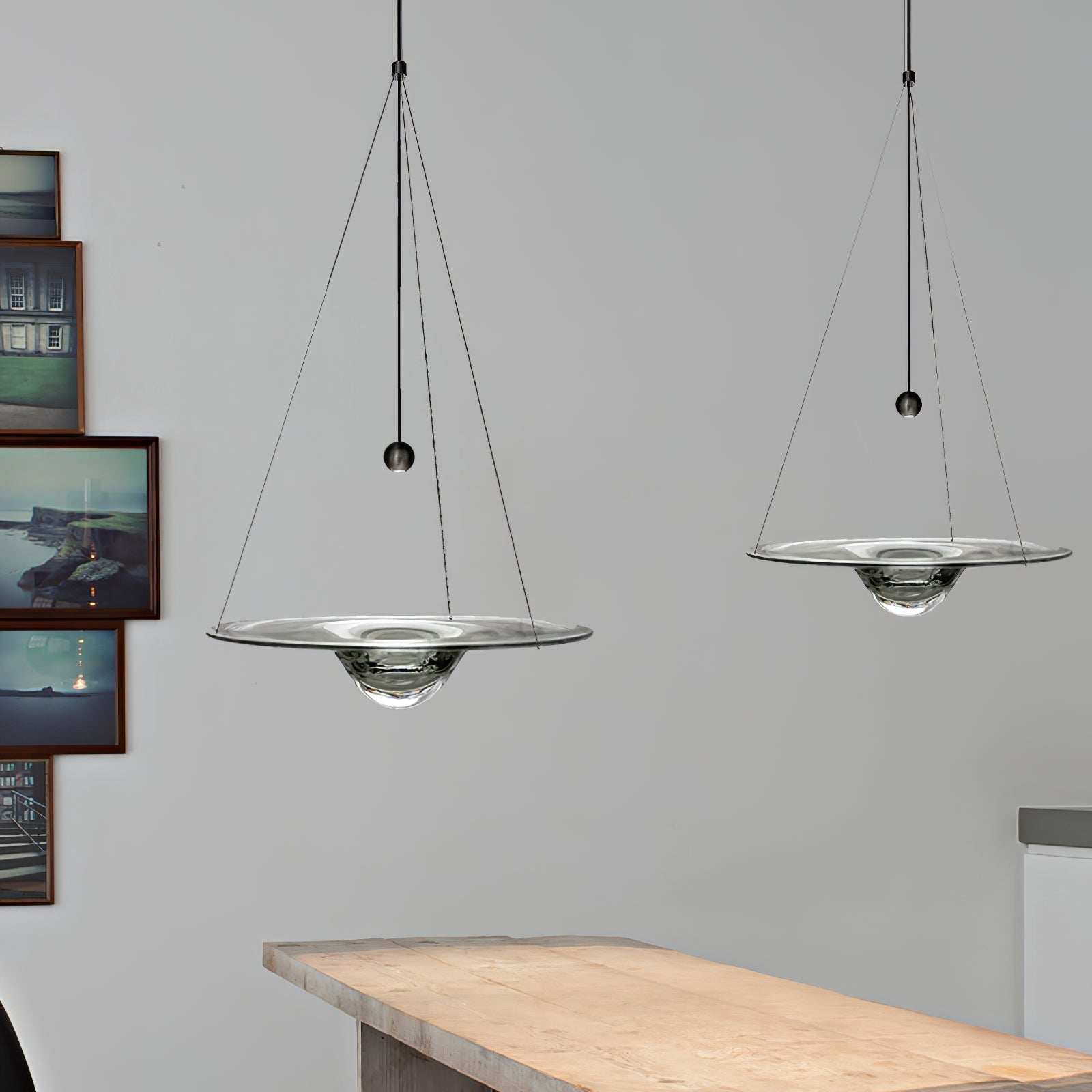 Vesperce Suspension Minimaliste en Laiton - Neutralighting