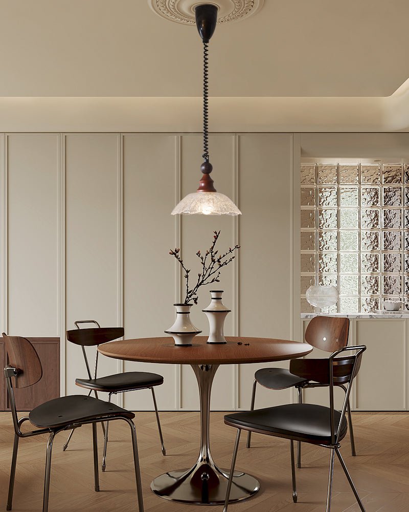 Nydoreth Suspension en Bois Art Vintage Élégant - Neutralighting