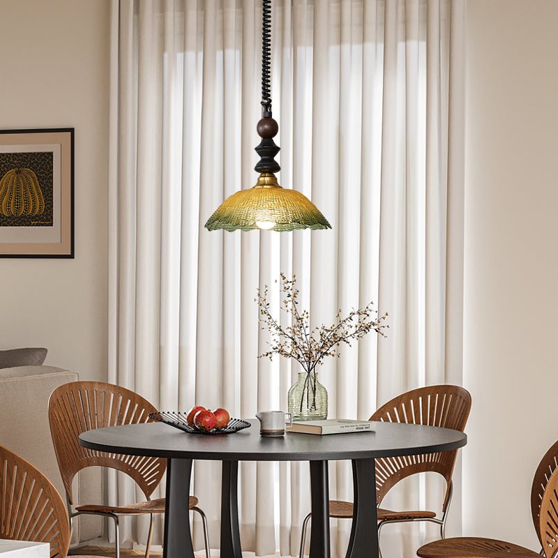 Nydoreth Suspension en Bois Art Vintage Élégant - Neutralighting