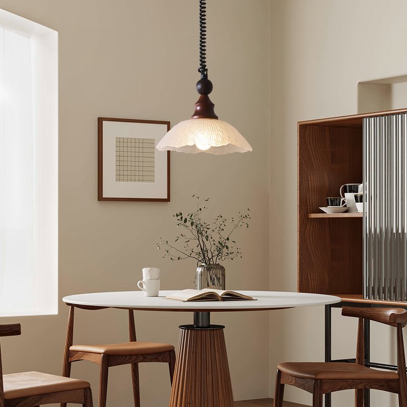 Nydoreth Suspension en Bois Art Vintage Élégant - Neutralighting