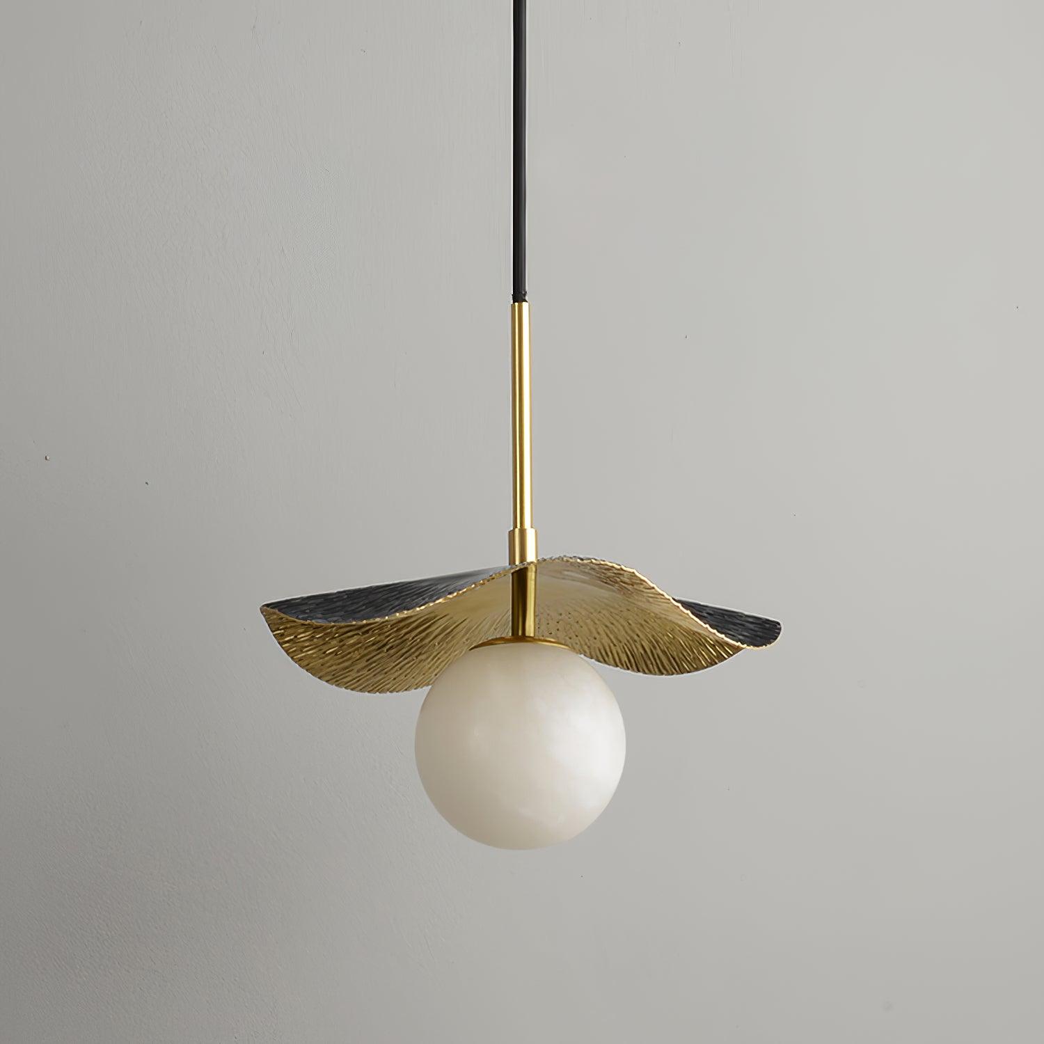 Ivvynen Suspension en Albâtre avec Canopée en Forme de Feuille - Neutralighting