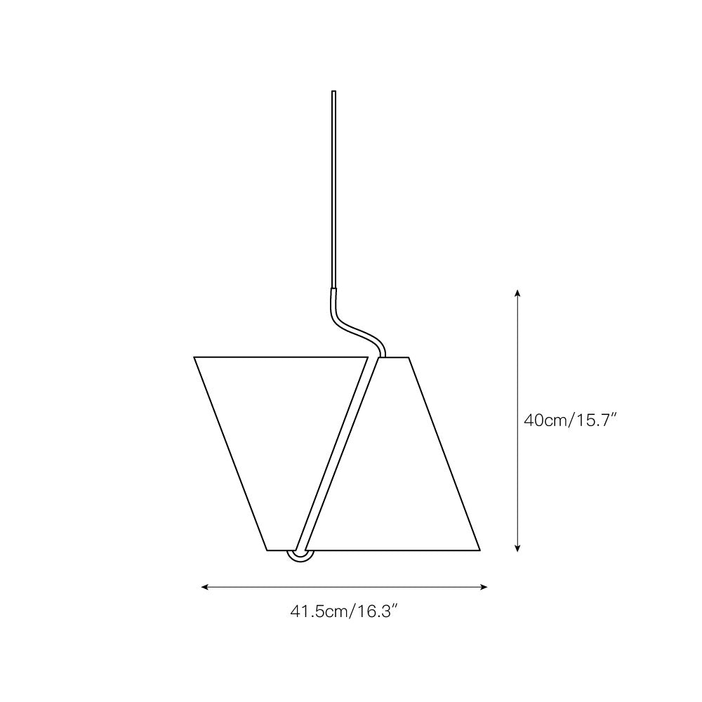 Covarir Modern Minimalist Brass Metal Pendant Lamp - Lamp Copper