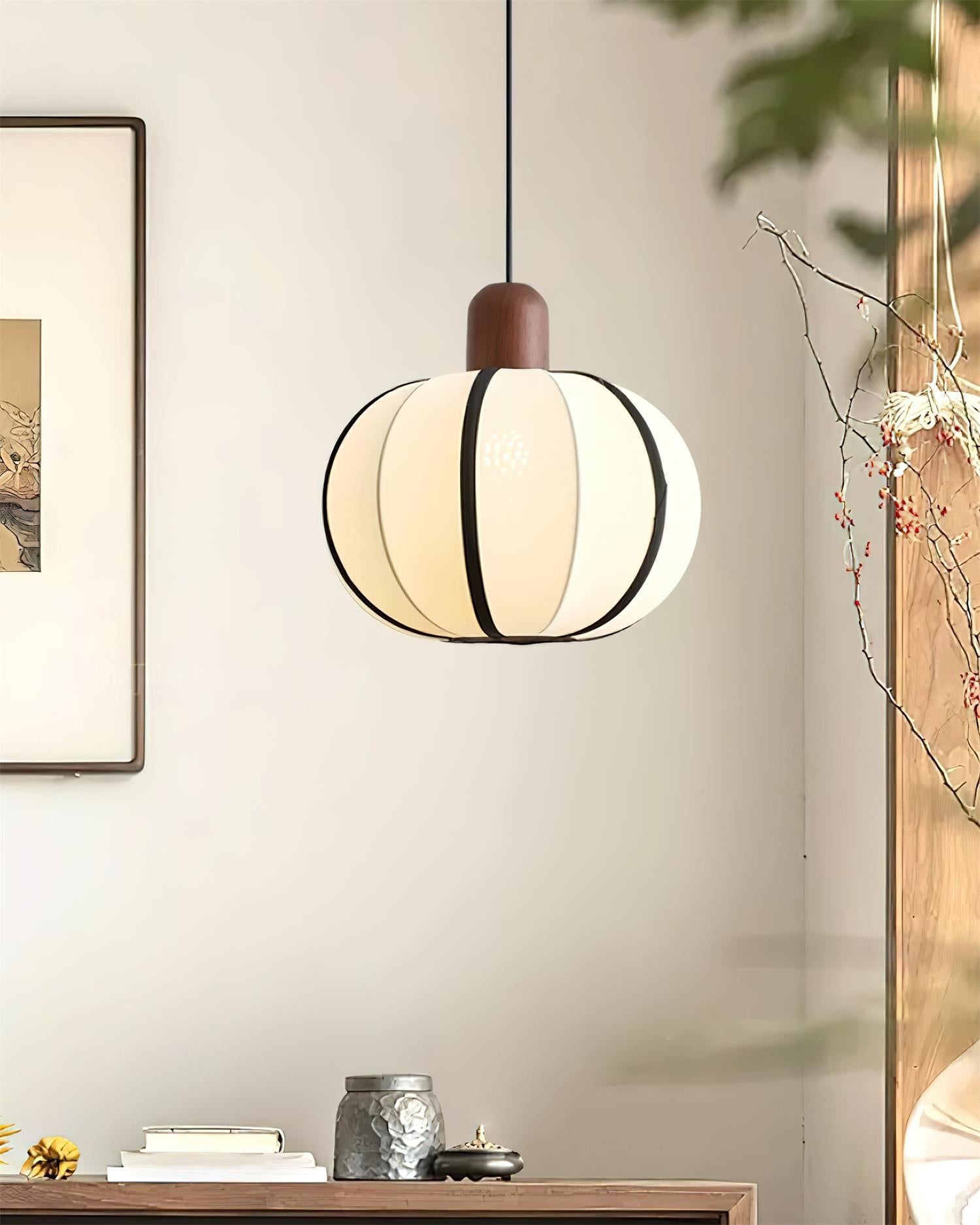 Mosh Suspension Globe Tissu Organique Minimaliste - Neutralighting