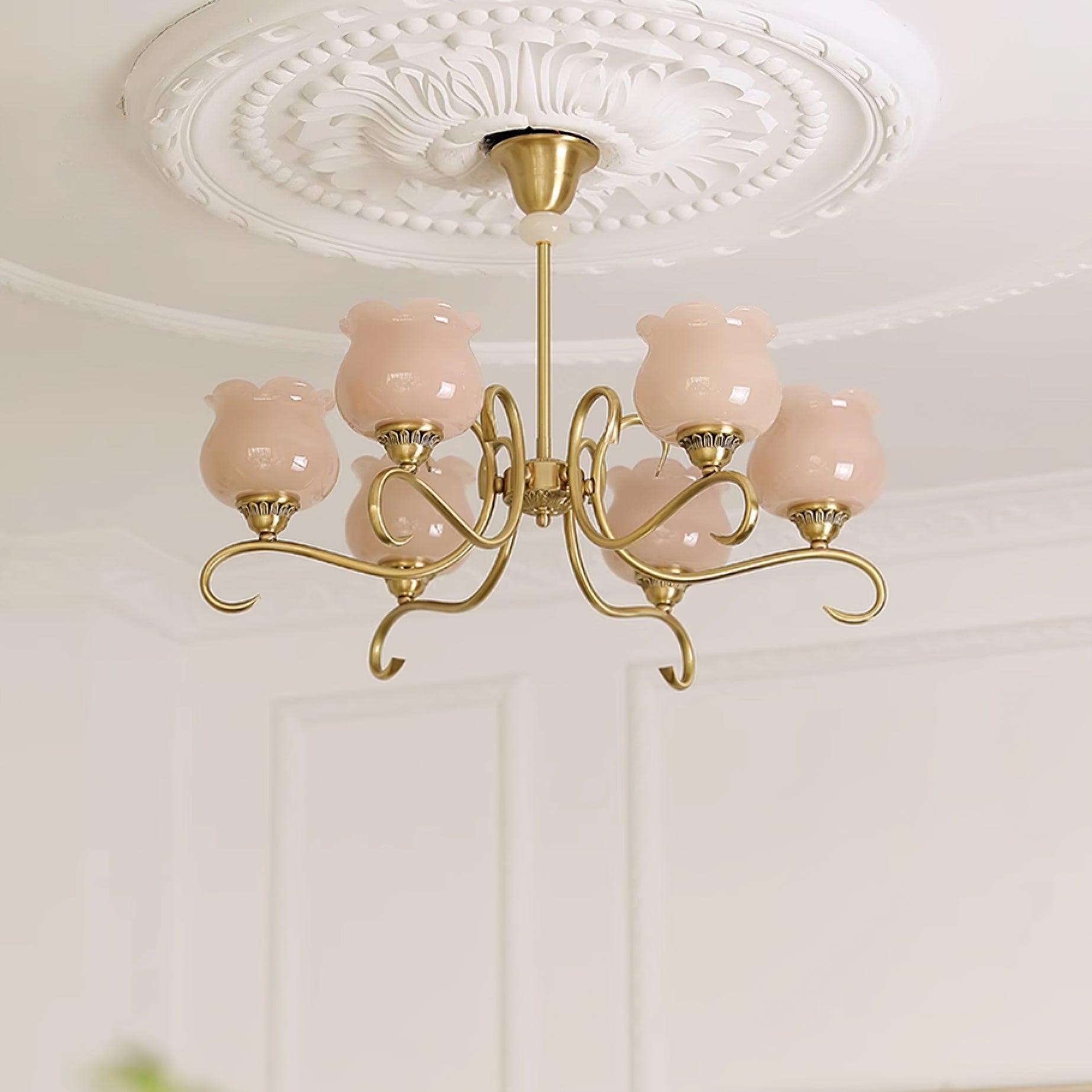 Mullan Lustre Laiton Résine Blanc Or - Neutralighting