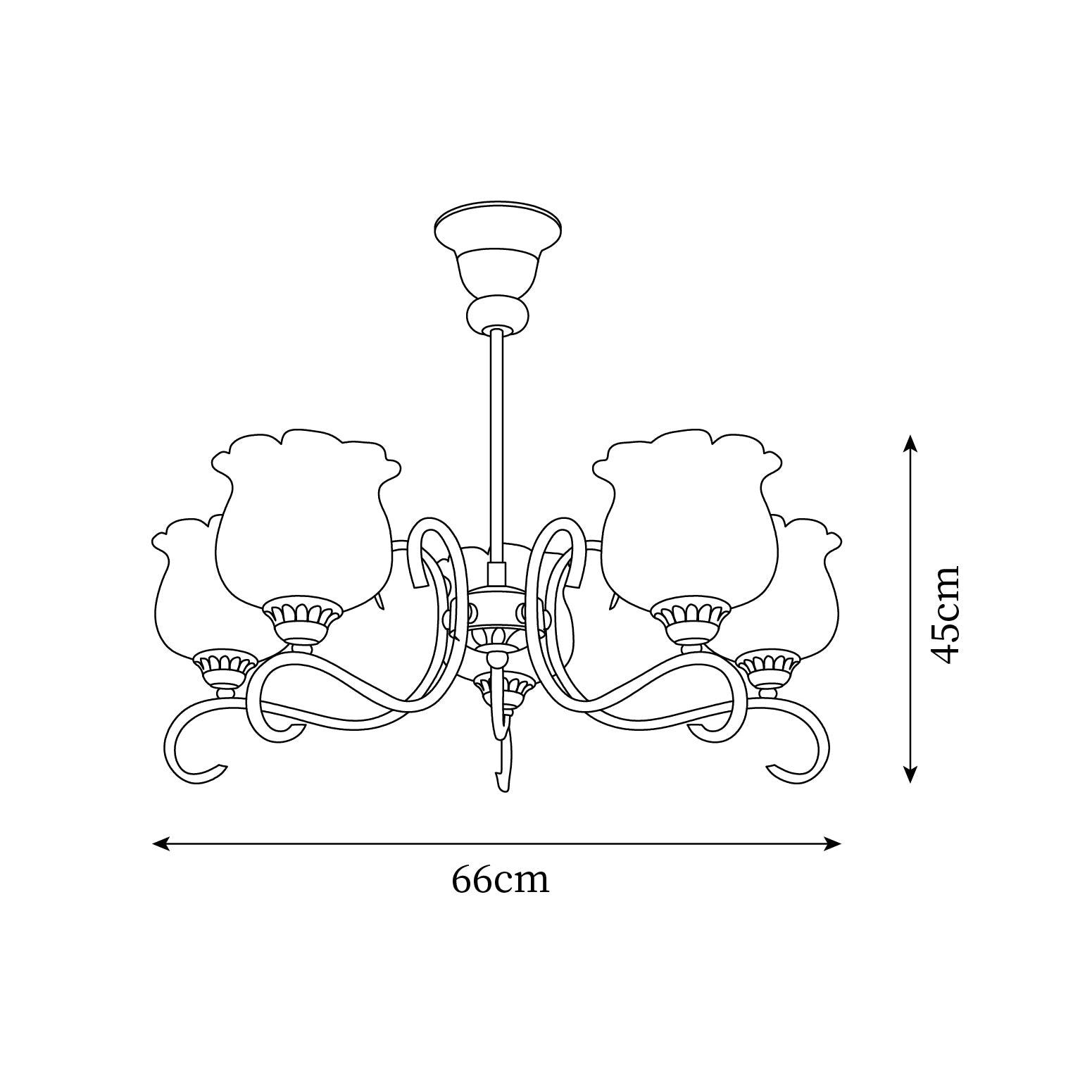 Mullan Lustre Laiton Résine Blanc Or - Neutralighting